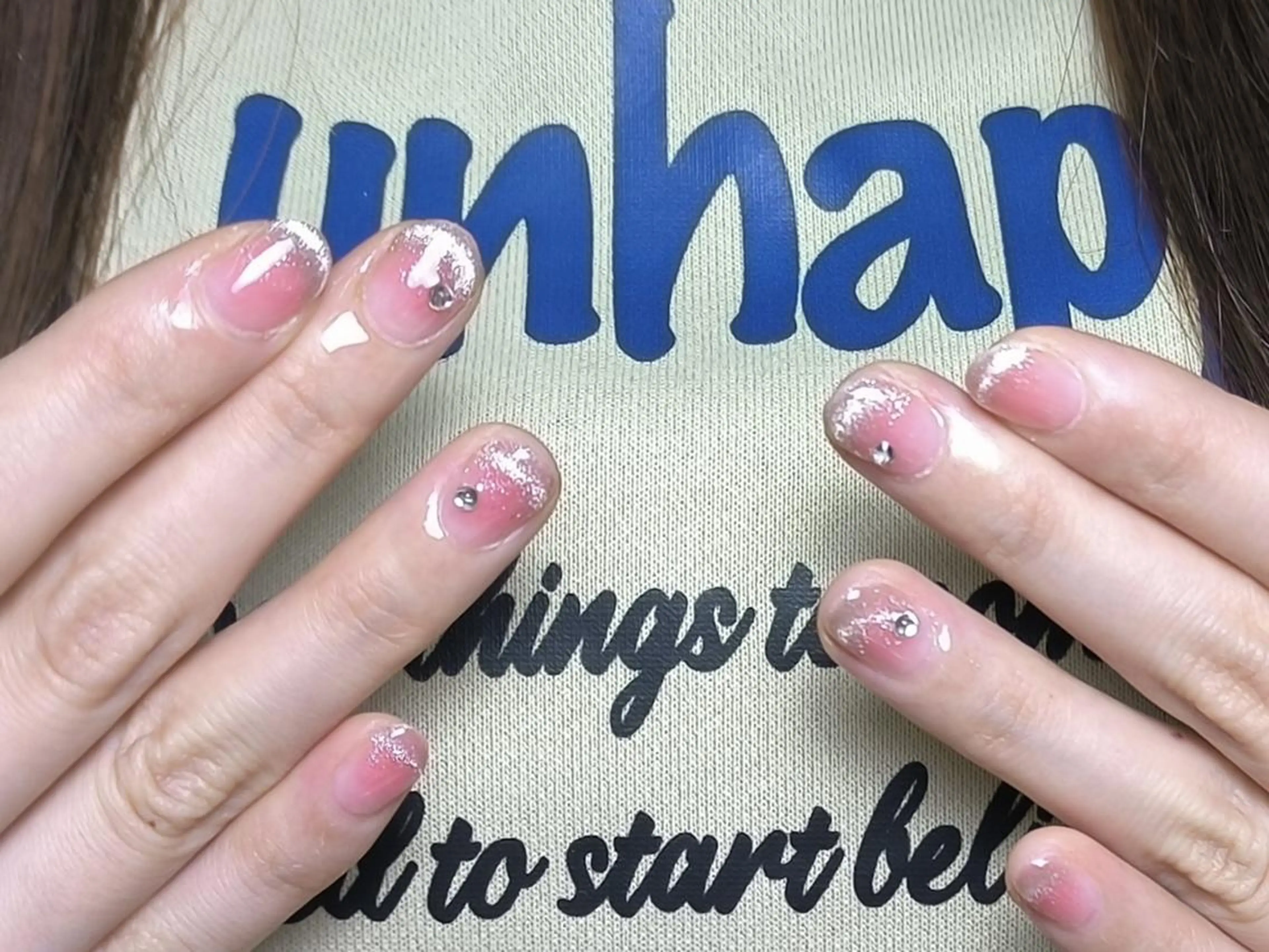 ネイル ki🍒🍒 ki ツルツルネイルのネイルデザイン