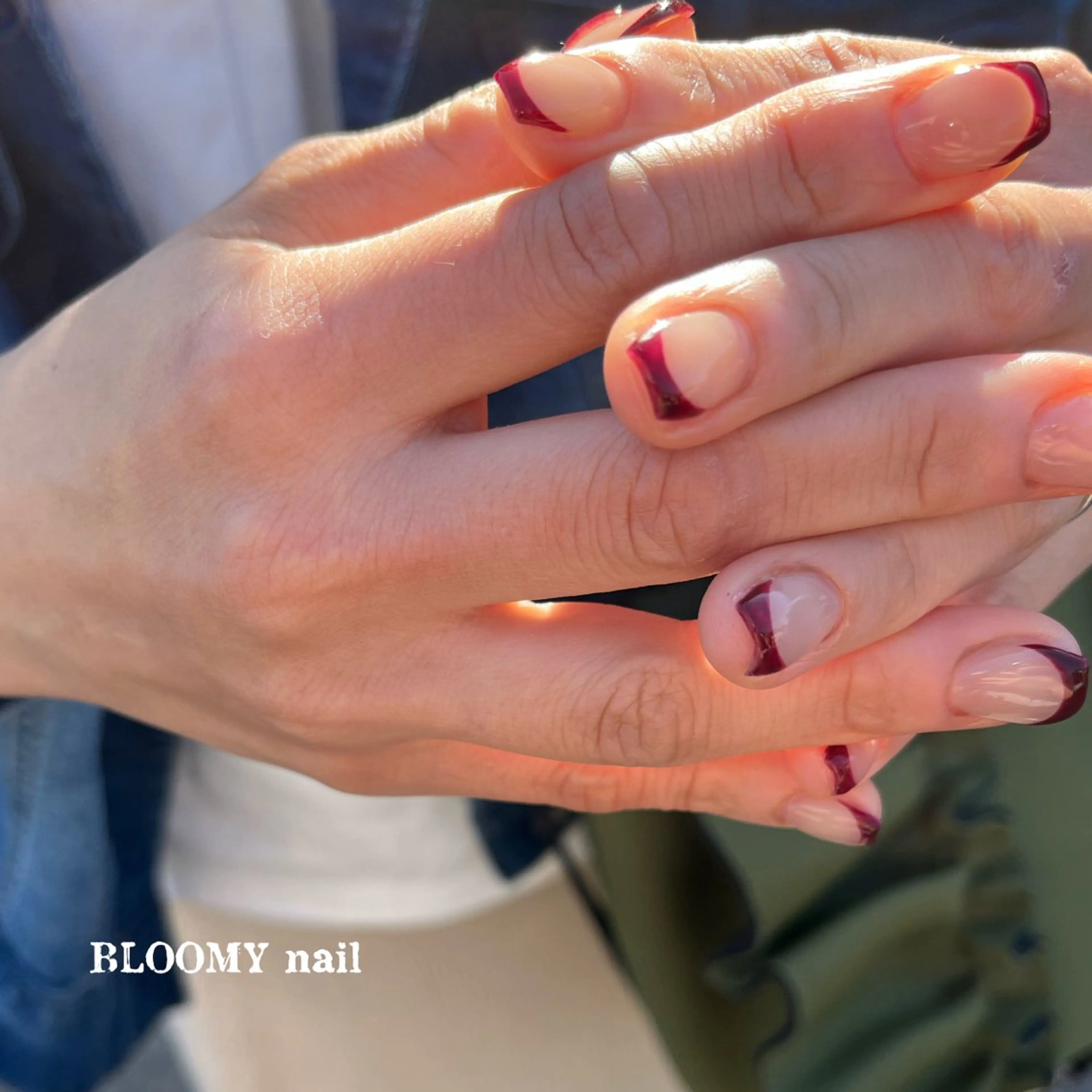 ネイル フレンチネイル BLOOMY nailのネイルデザイン
