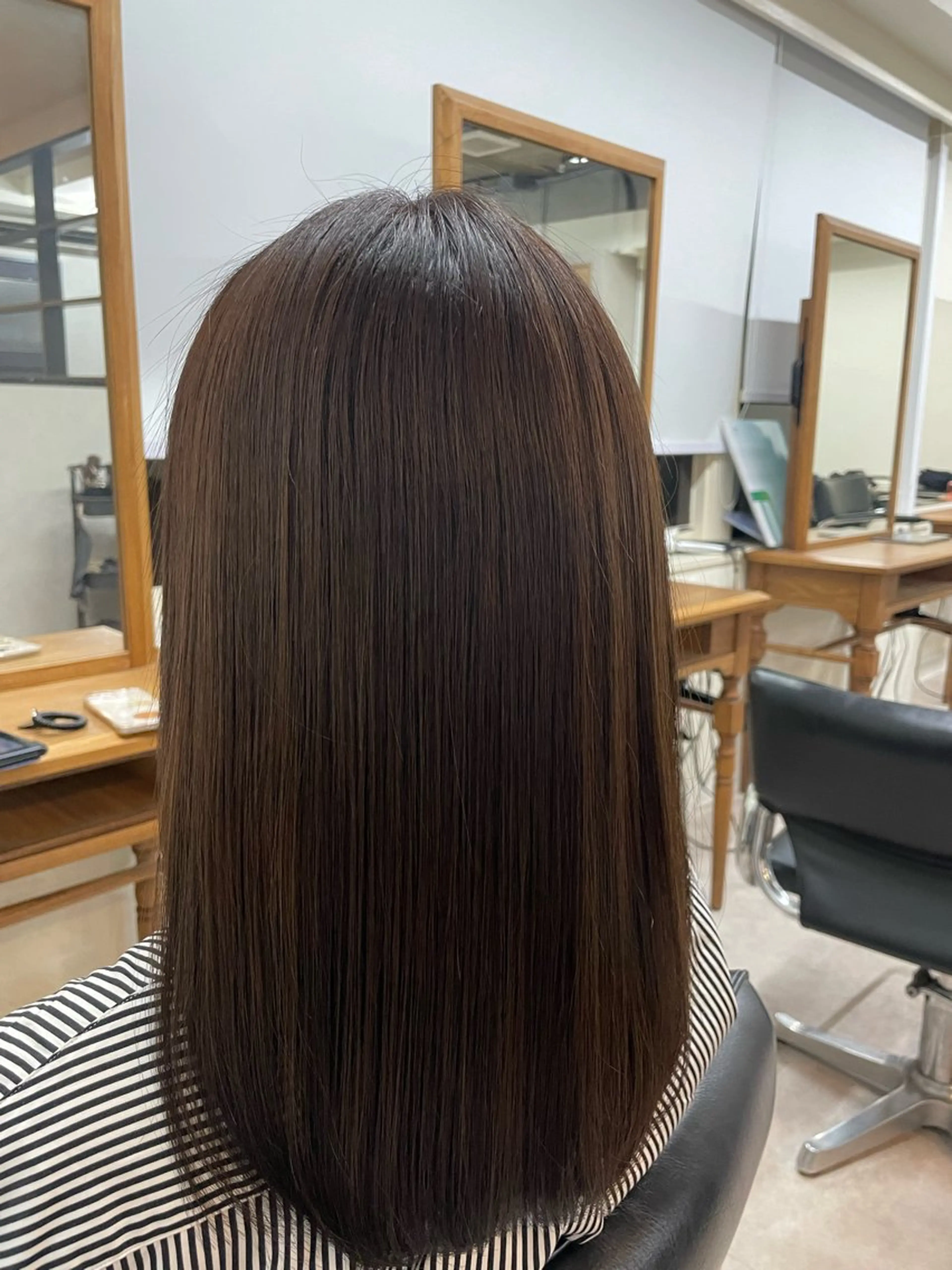 ミディアム カラー 髪質改善特化美容師 YOUのヘアスタイル