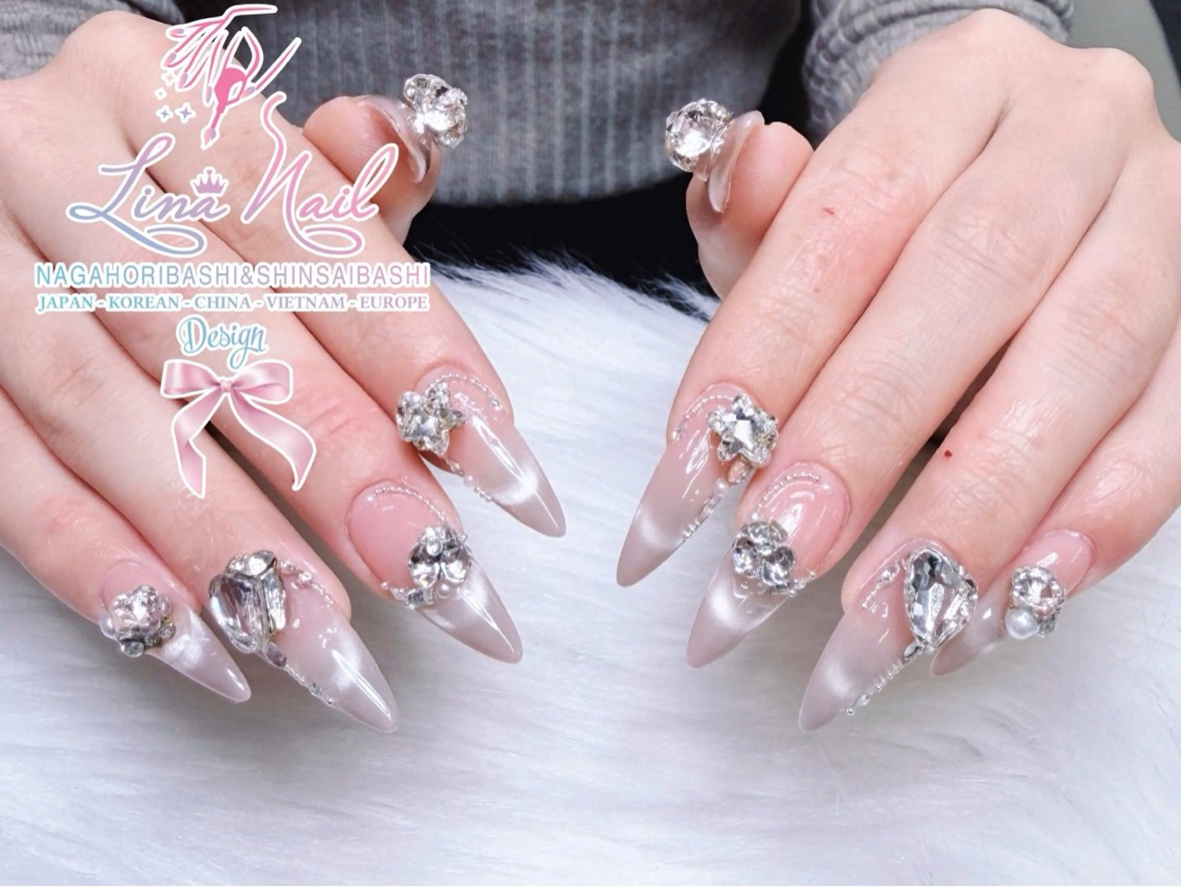 ネイル フットネイル ジェルネイル 持ち込み ネイルチップ ハンドネイル リナネイル 長堀橋店／東心斎橋店のネイルデザイン