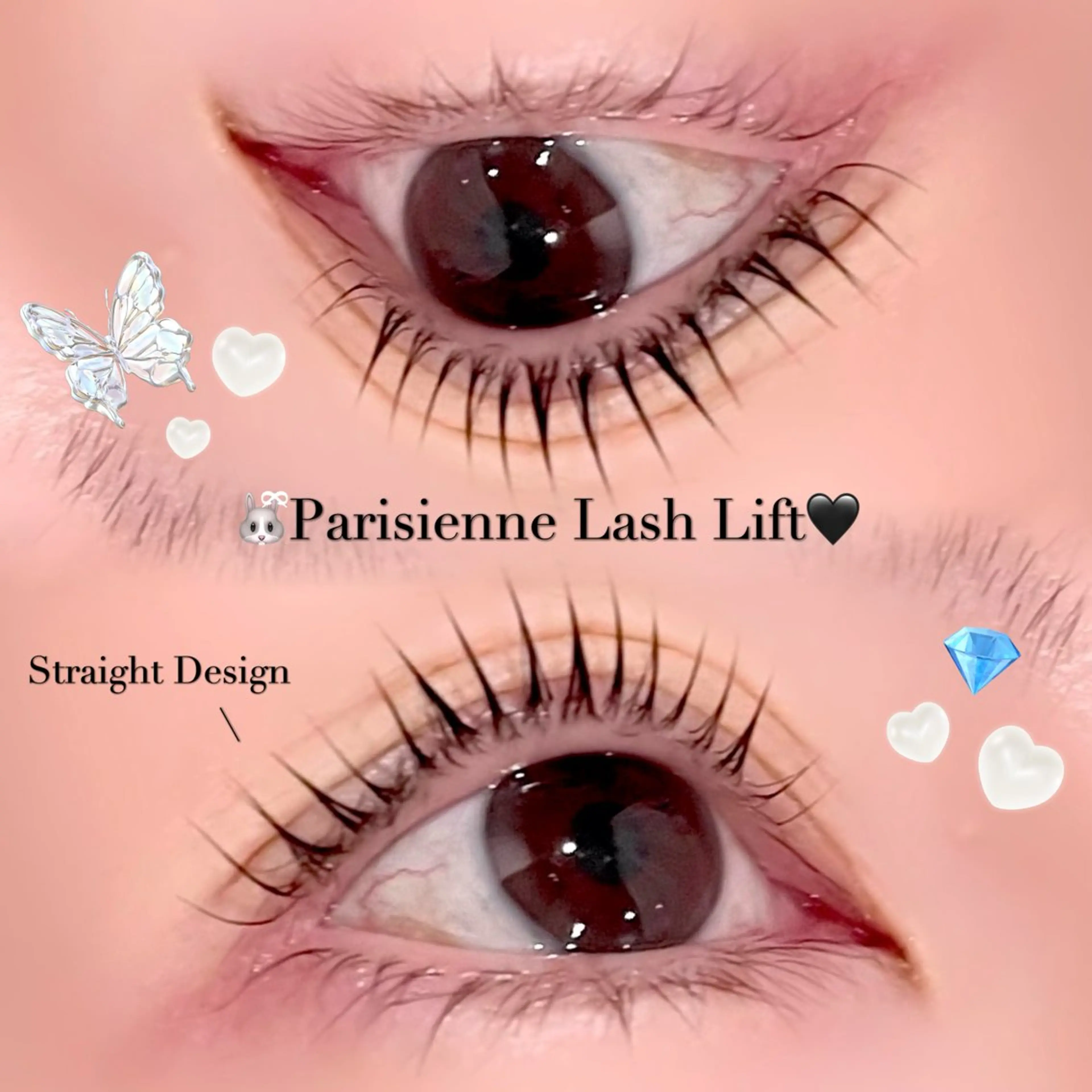 マツエク・マツパ 一重×まつ毛パーマ マツパ Rebecca所属・🌙Rebecca ERINA🐈‍⬛のマツエク・マツパデザイン