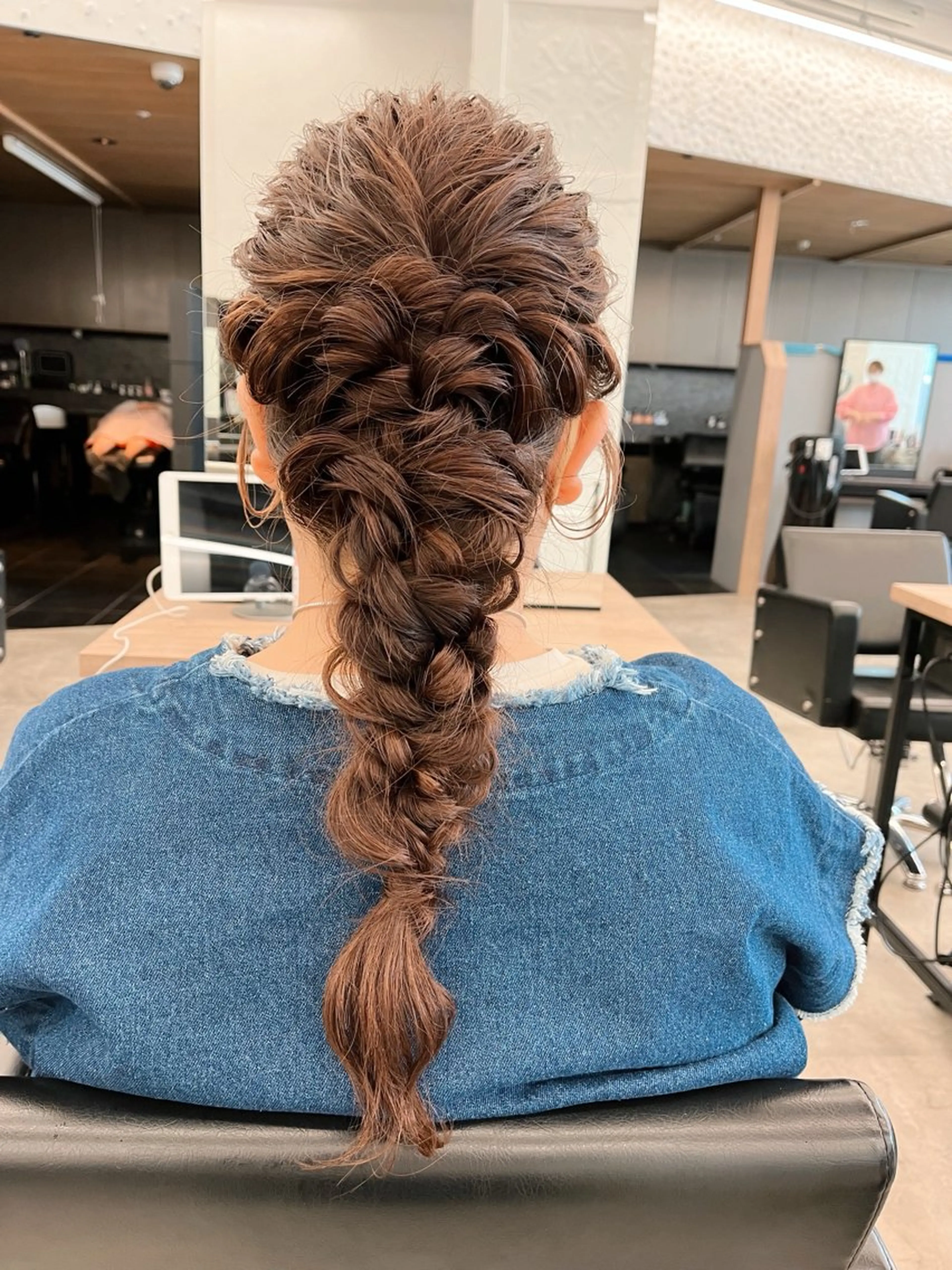 ロング カラー ヘアアレンジ ヘアセット 🌱ボブ/レイヤー/ ベージュ/あやみ✨のヘアスタイル