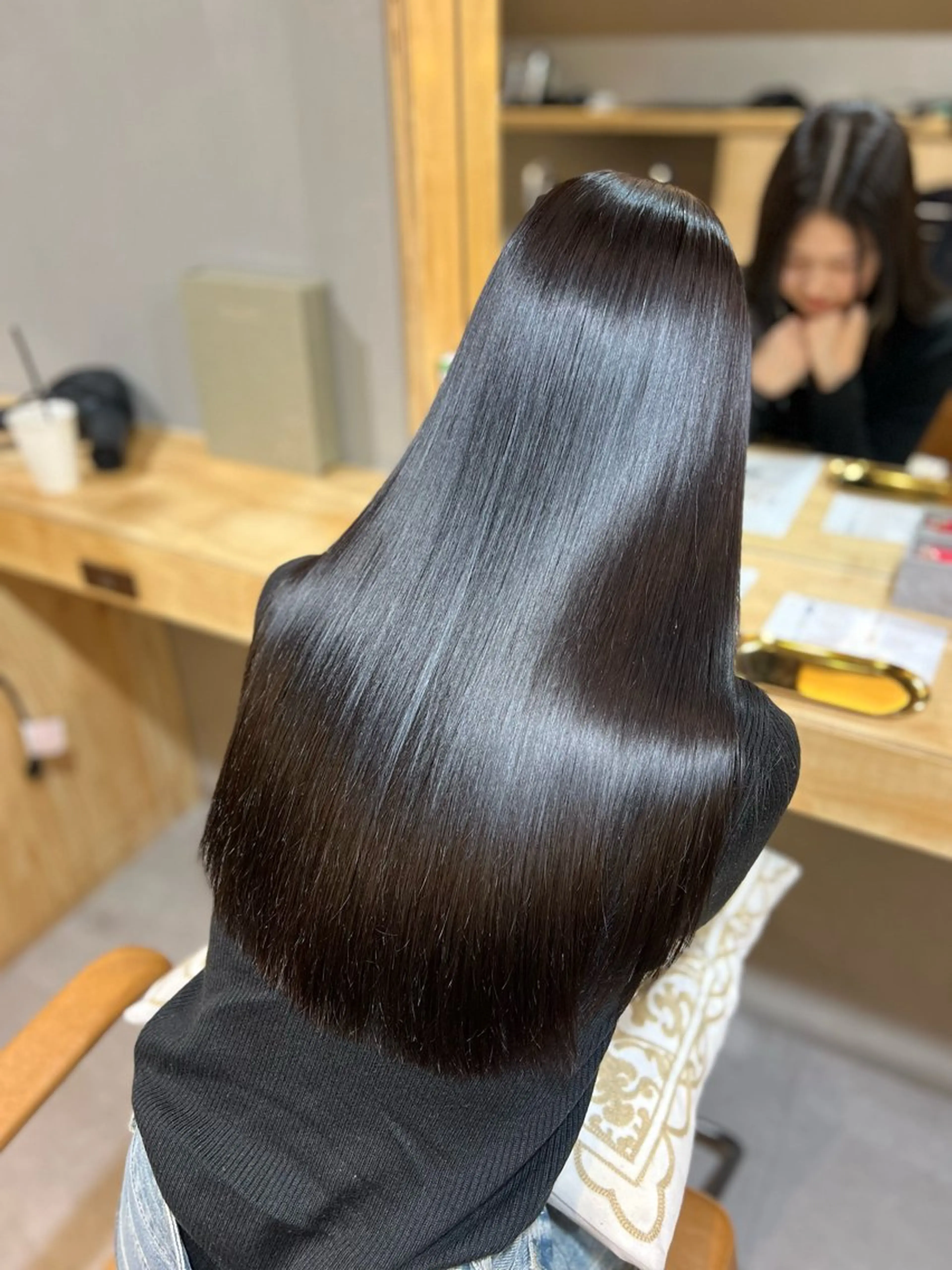 ロング 髪質改善 酸性ストレート 神戸ボブ✂️ ioe三宮/田 伸佳のヘアスタイル