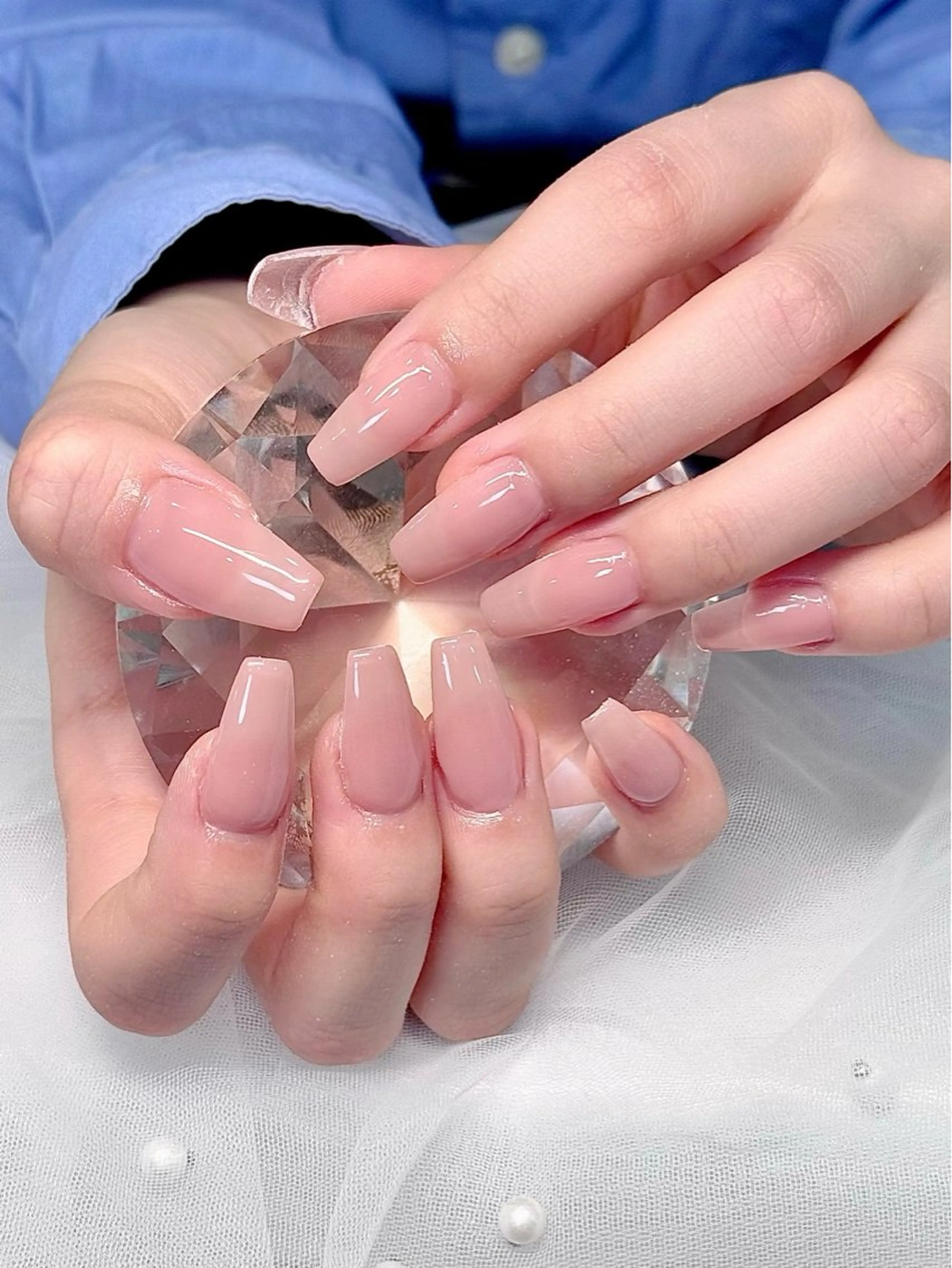 🍑【チップ長さだしワンカラー】2色まで🍑の写真