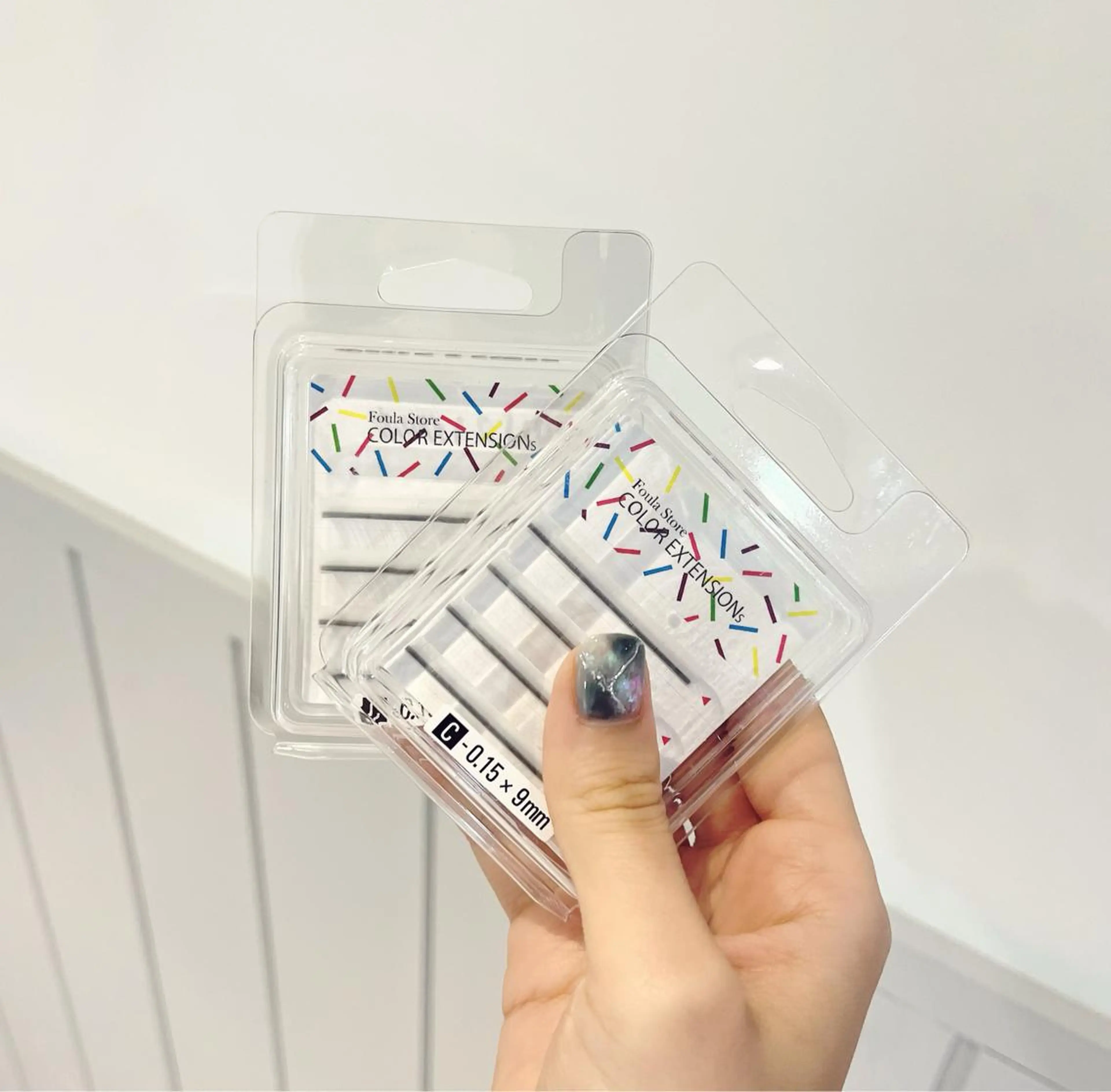 マツエク・マツパ カラーマツエク 堀内 優衣💗パリジェンヌのマツエク・マツパデザイン