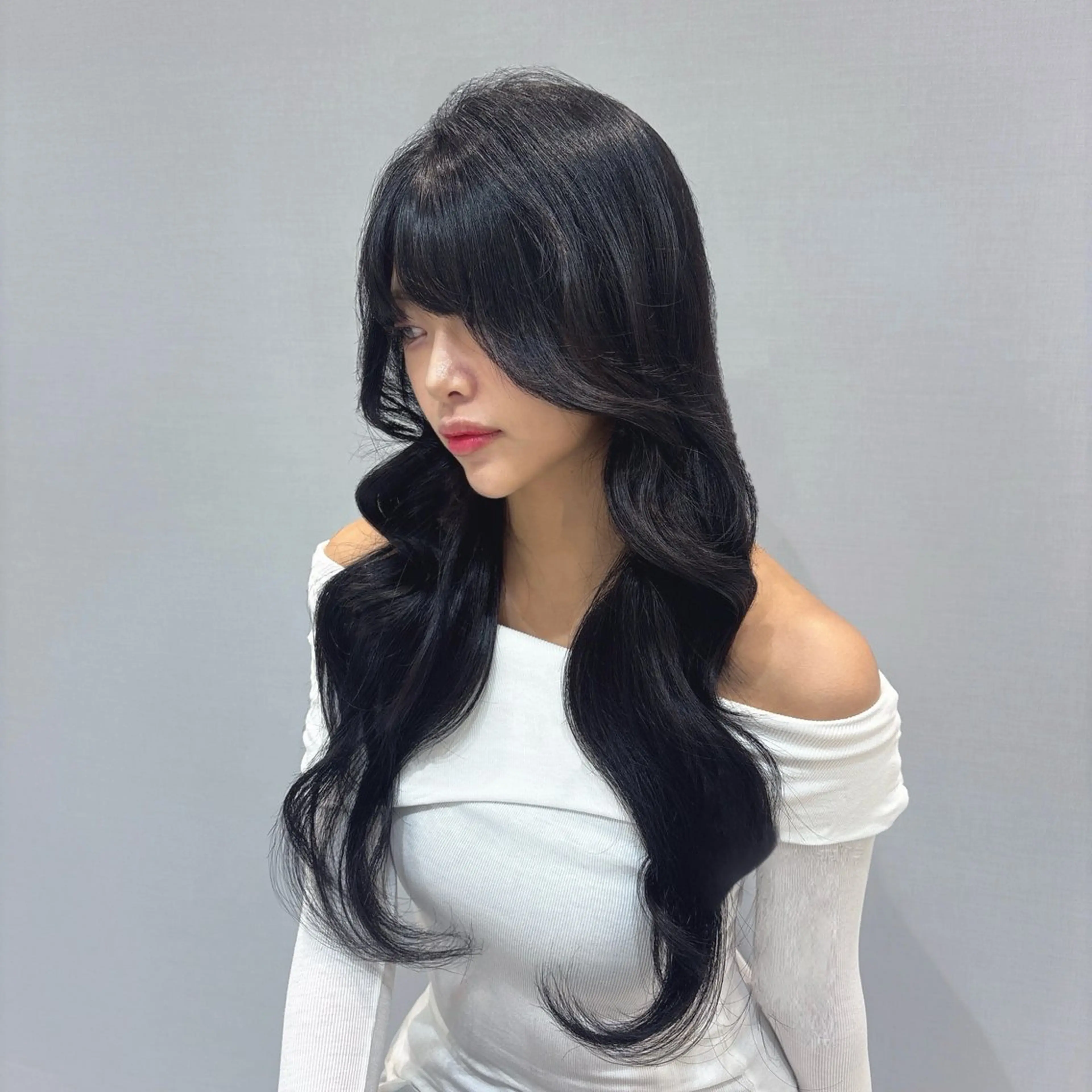 ロング トリートメント 韓ドルColor🎀 𝐒𝐞𝐧𝐚໒꒱のヘアスタイル