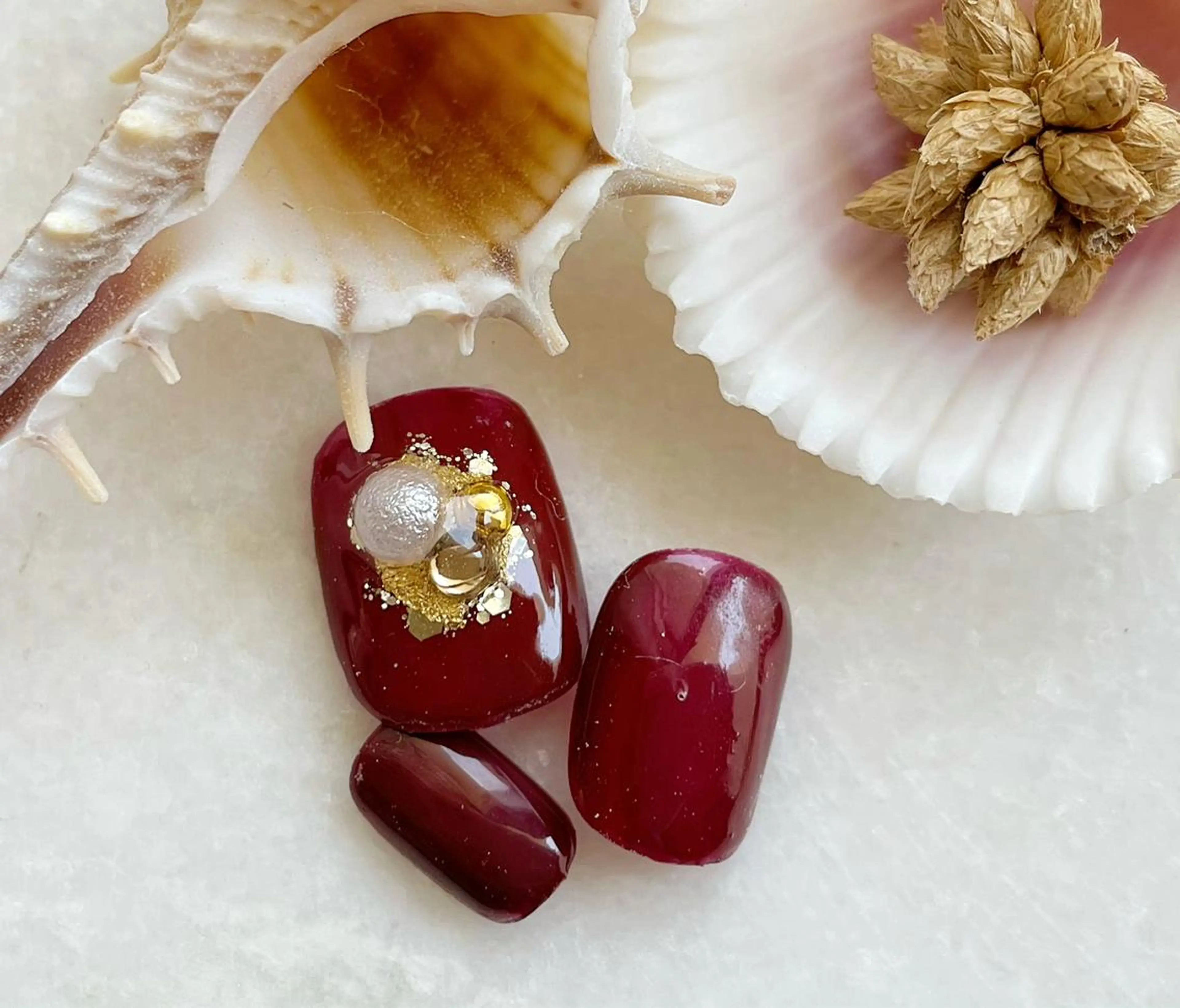 ネイル フットネイル ジェルネイル パラジェル フットネイル Satomi  のネイルデザイン