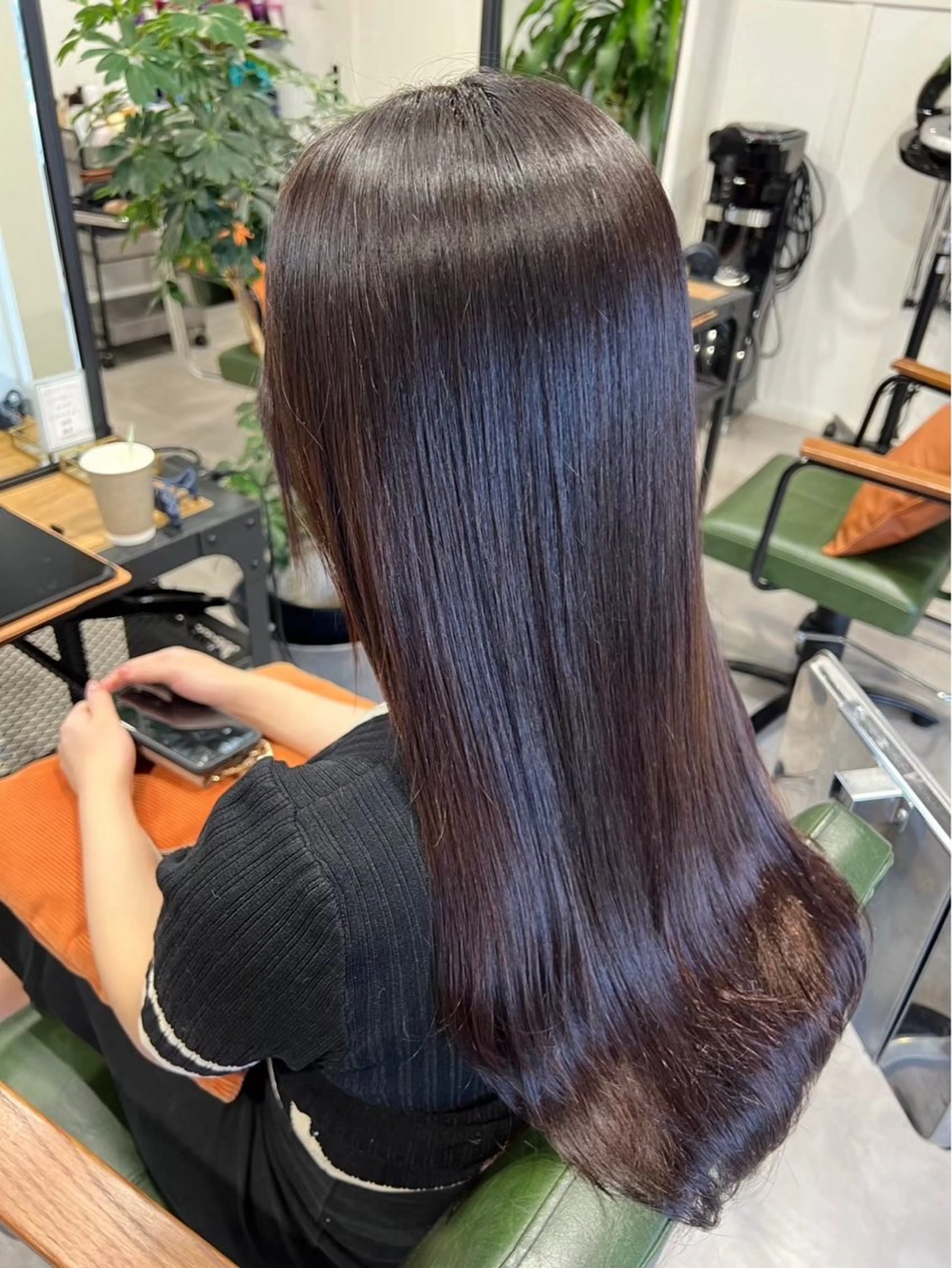 ロング カラー 川口歩登 【blanc】春日のヘアスタイル