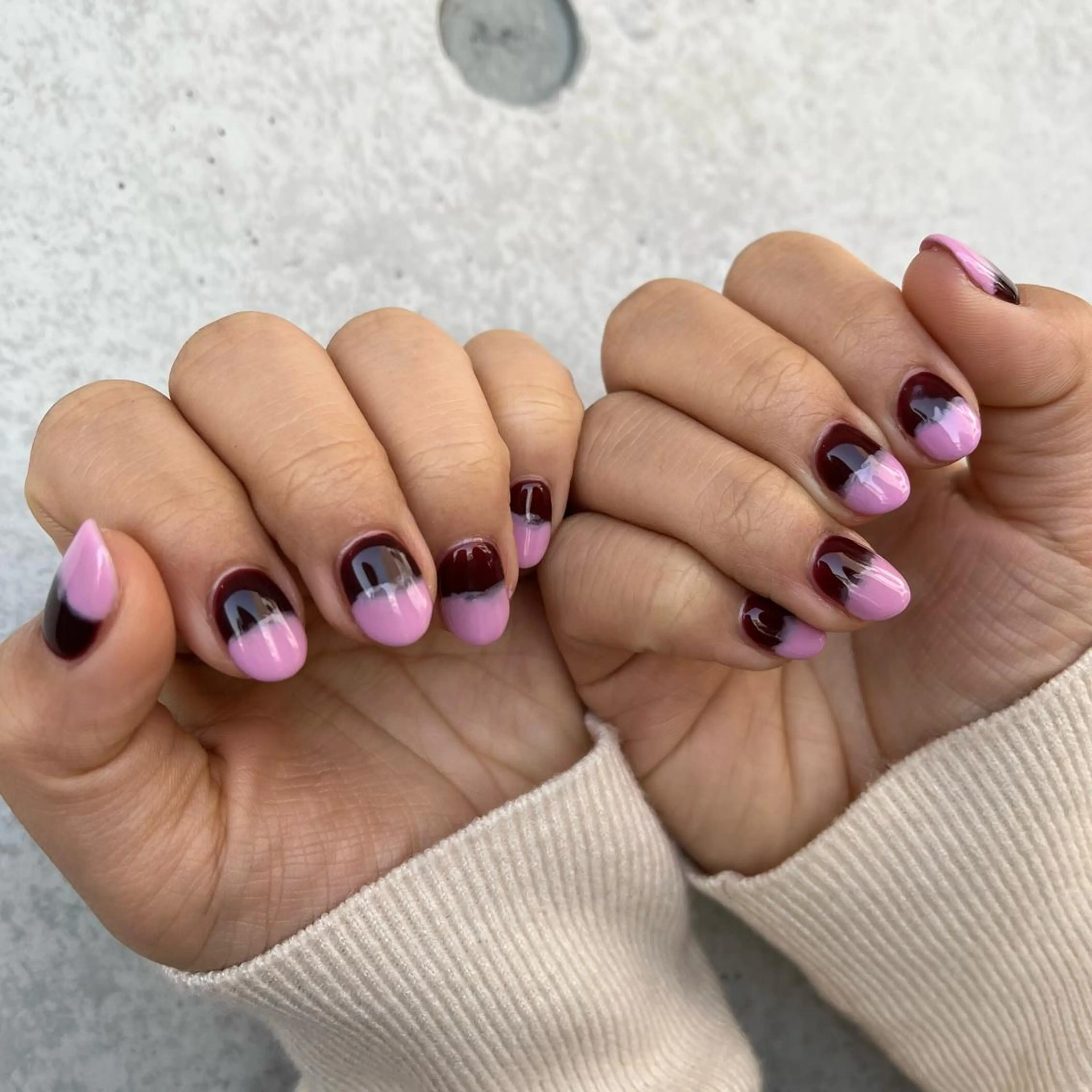 ネイル ハンドネイル 🤎Two ERI🤎のネイルデザイン