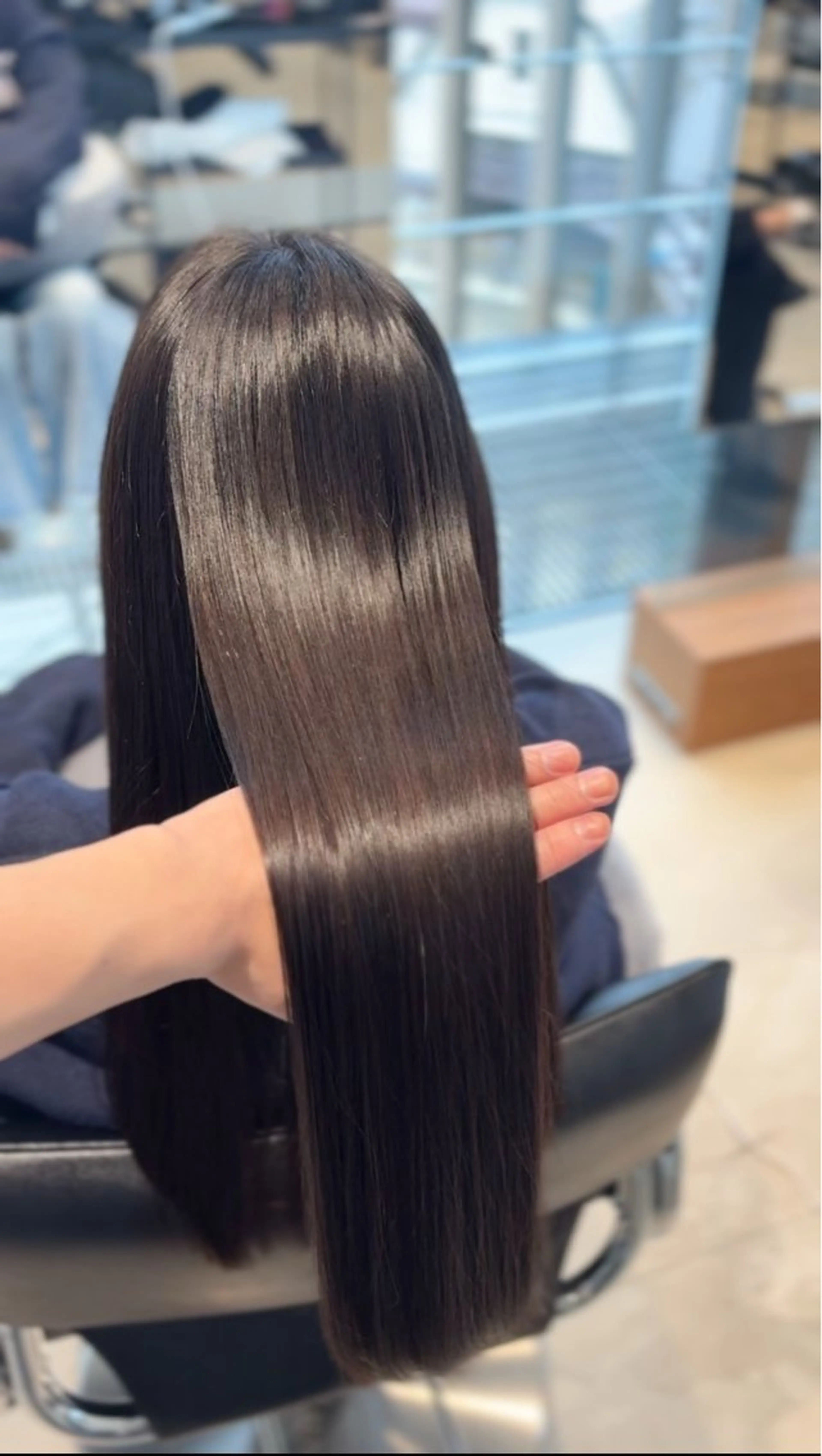 ロング カット 縮毛矯正 トリートメント 縮毛矯正/髪質改善/ HARUのヘアスタイル