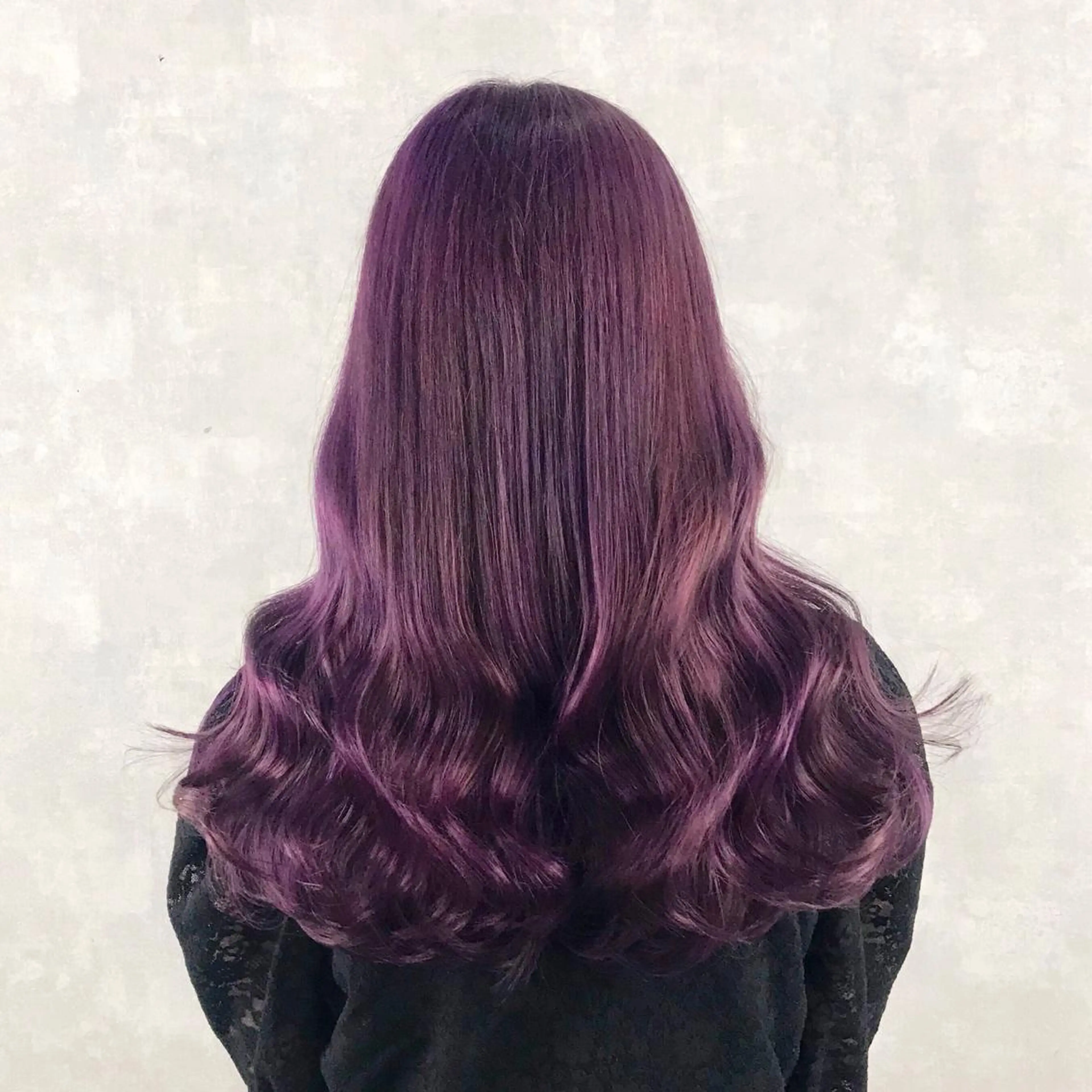 ロング カラー ブリーチ ラベンダーカラー ヨシンモリ ムルギョル巻き 韓国風ヘア サロウィン所属・K-POP好き美容師 🇰🇷Kai.Yのヘアスタイル