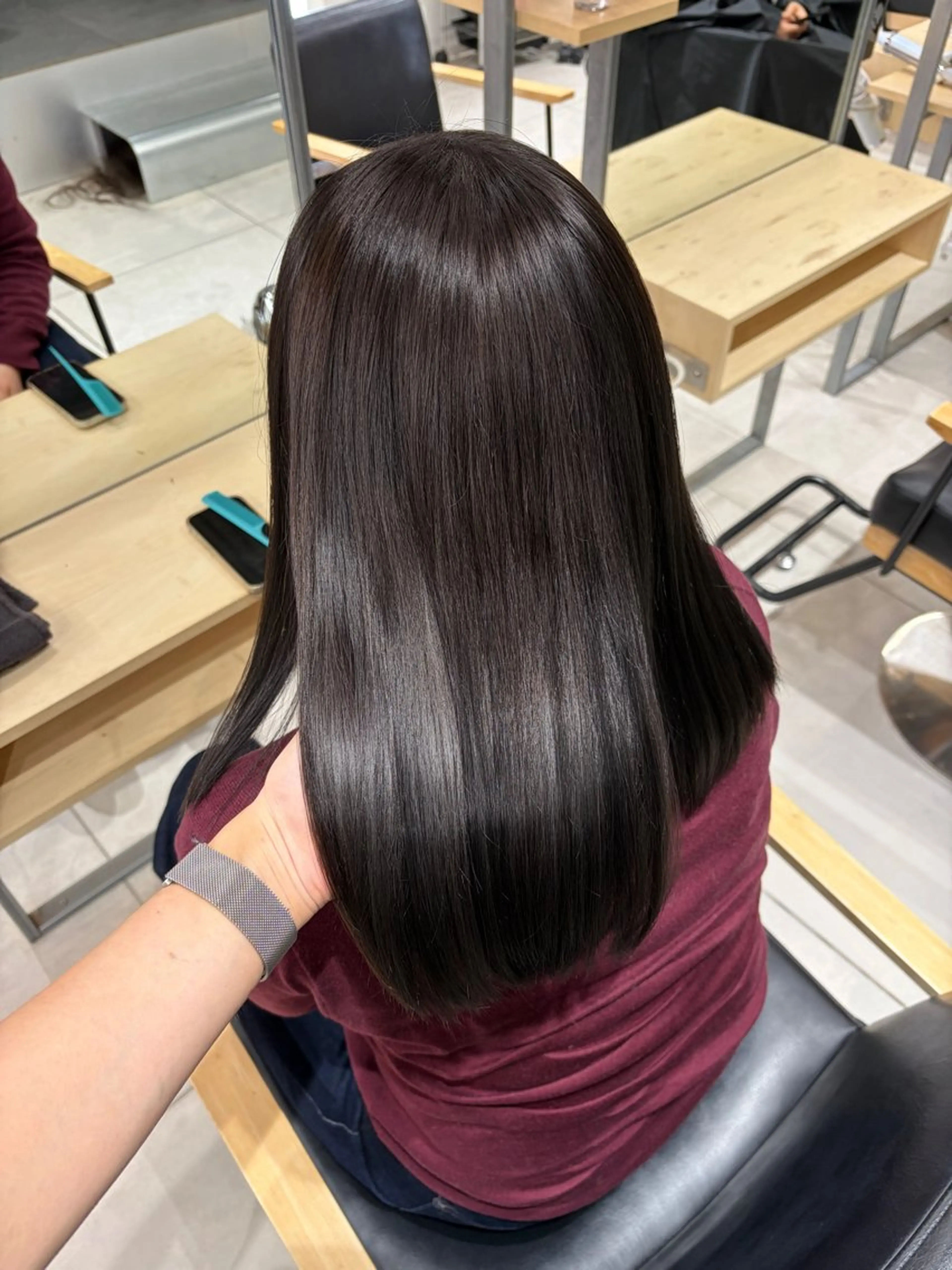 カラー 透明感カラー グレージュ ヘアカラー トリートメント ヘッドスパ ヘアセット 透明感/グレージュ/ ベージュ/るな🪽のヘアスタイル