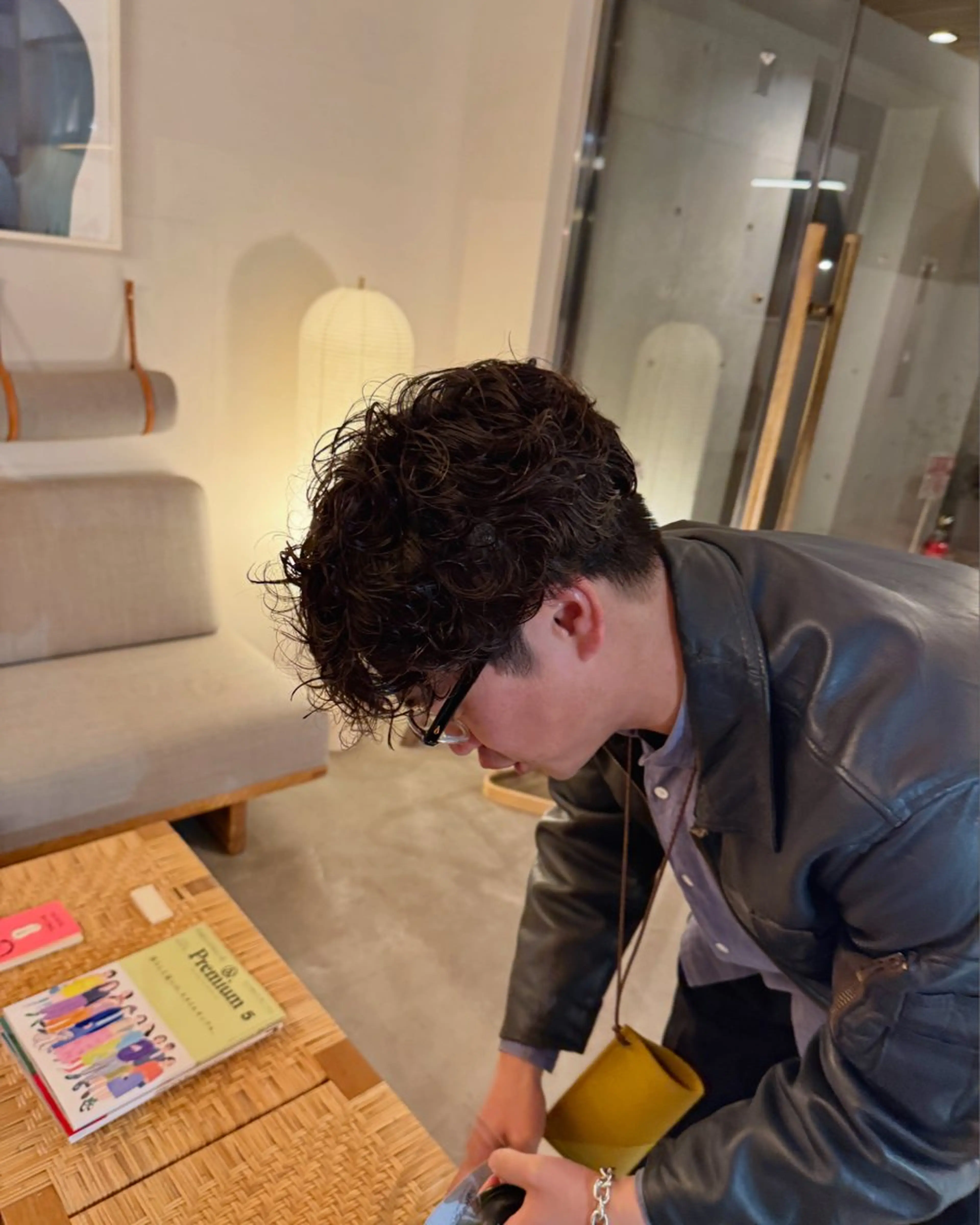 パーマ メンズ メンズパーマ カット パーマ casi所属・メンズパーマ／ボブ 星本広海のヘアスタイル