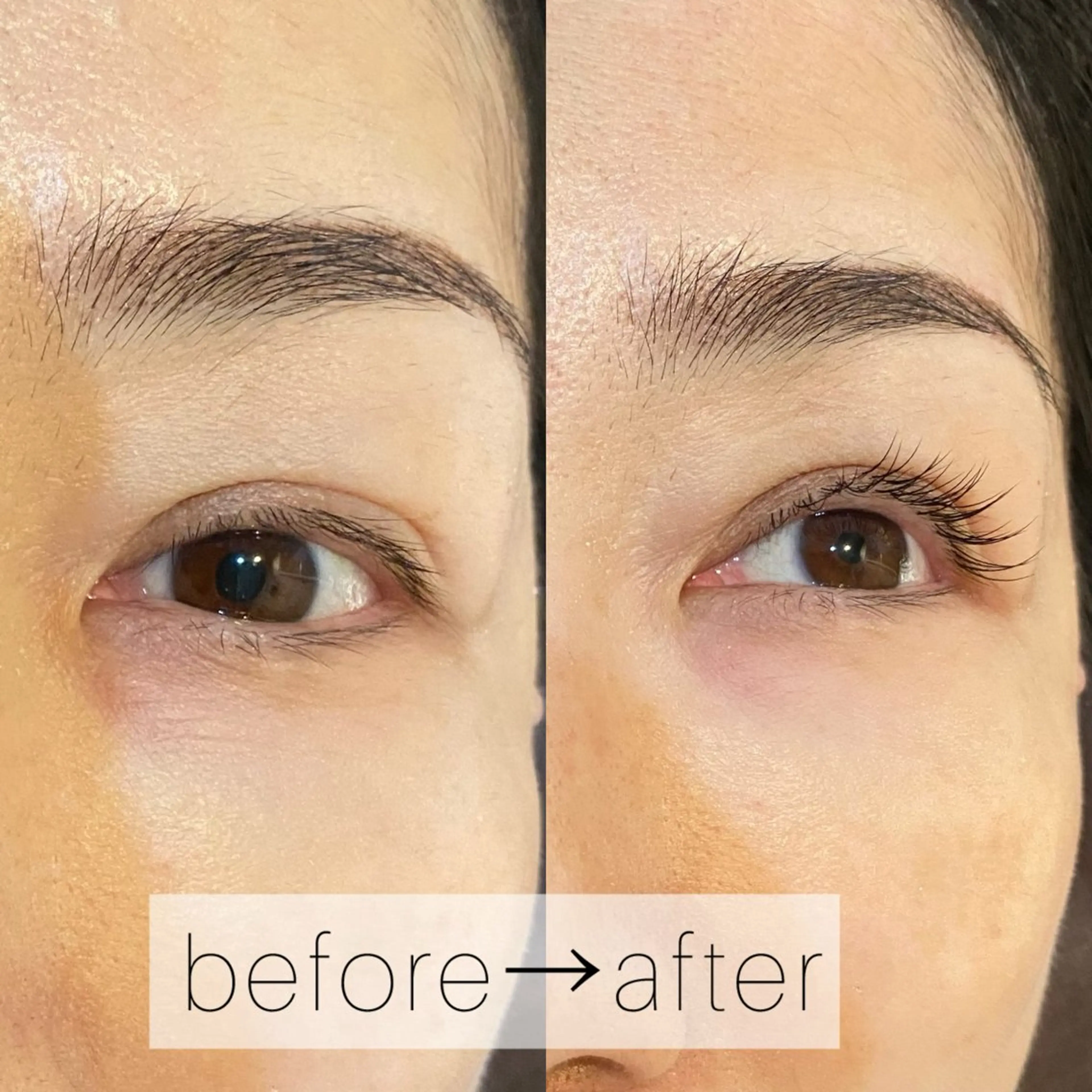 マツエク・マツパ Cカール 目尻長め Glitter所属・菊入明海/マツパ/眉 ワックスのマツエク・マツパデザイン