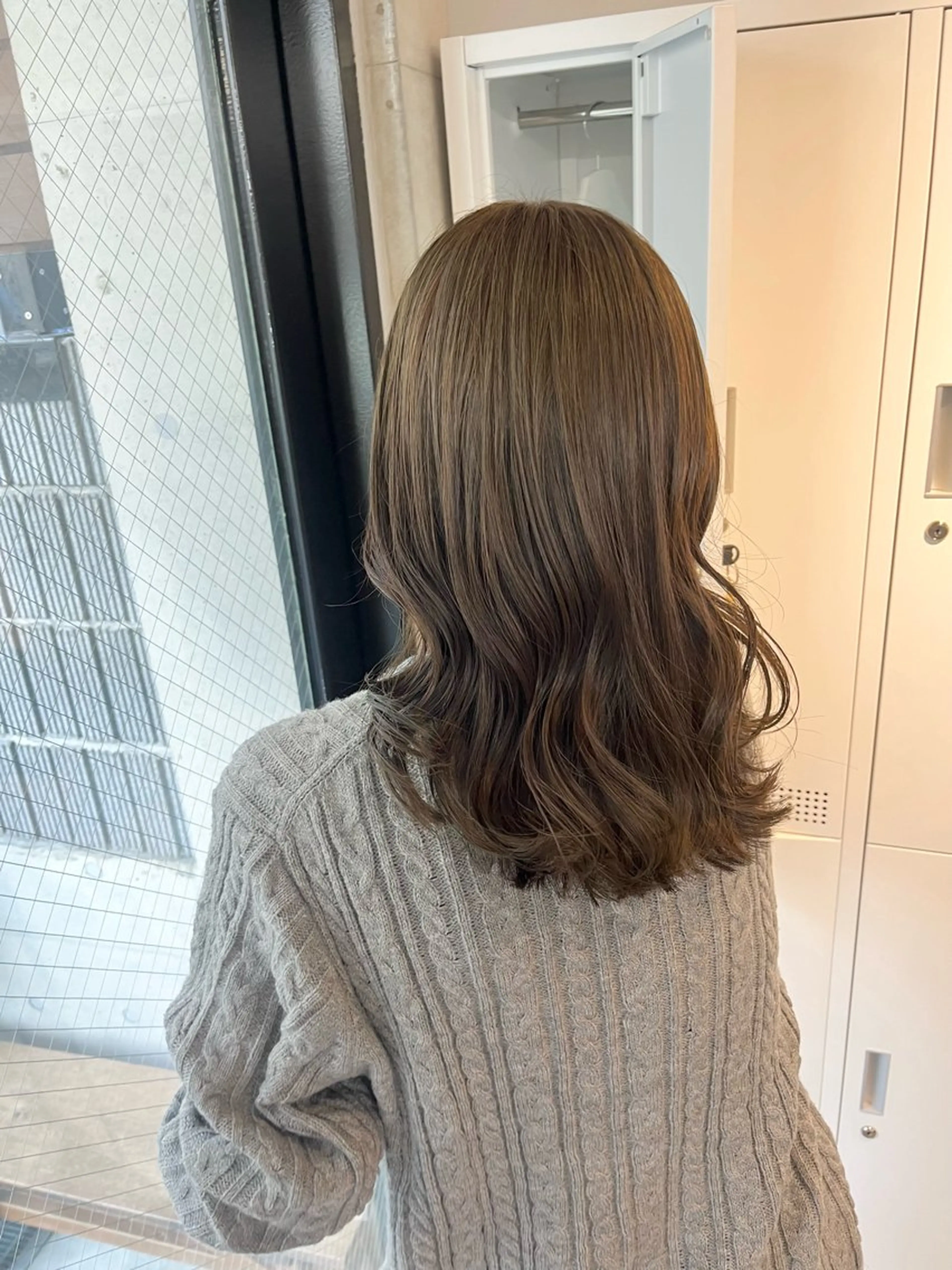 セミロング カット ヘアカラー 🌙透明感カラー✖︎ カンナ🌙のヘアスタイル