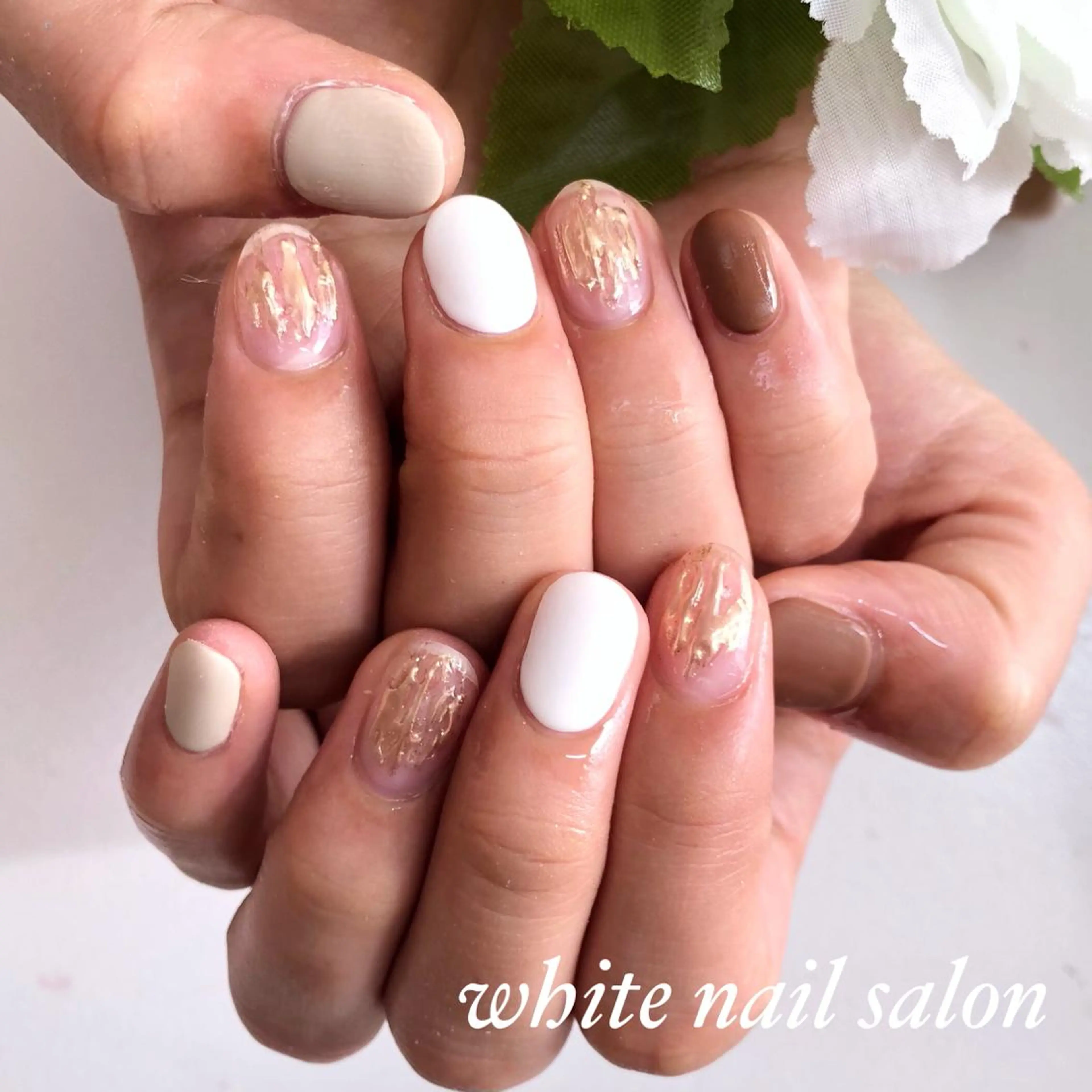 ネイル アートネイル フットネイル フレンチネイル ジェルネイル ハードジェル ハンドネイル white nail salonのネイルデザイン