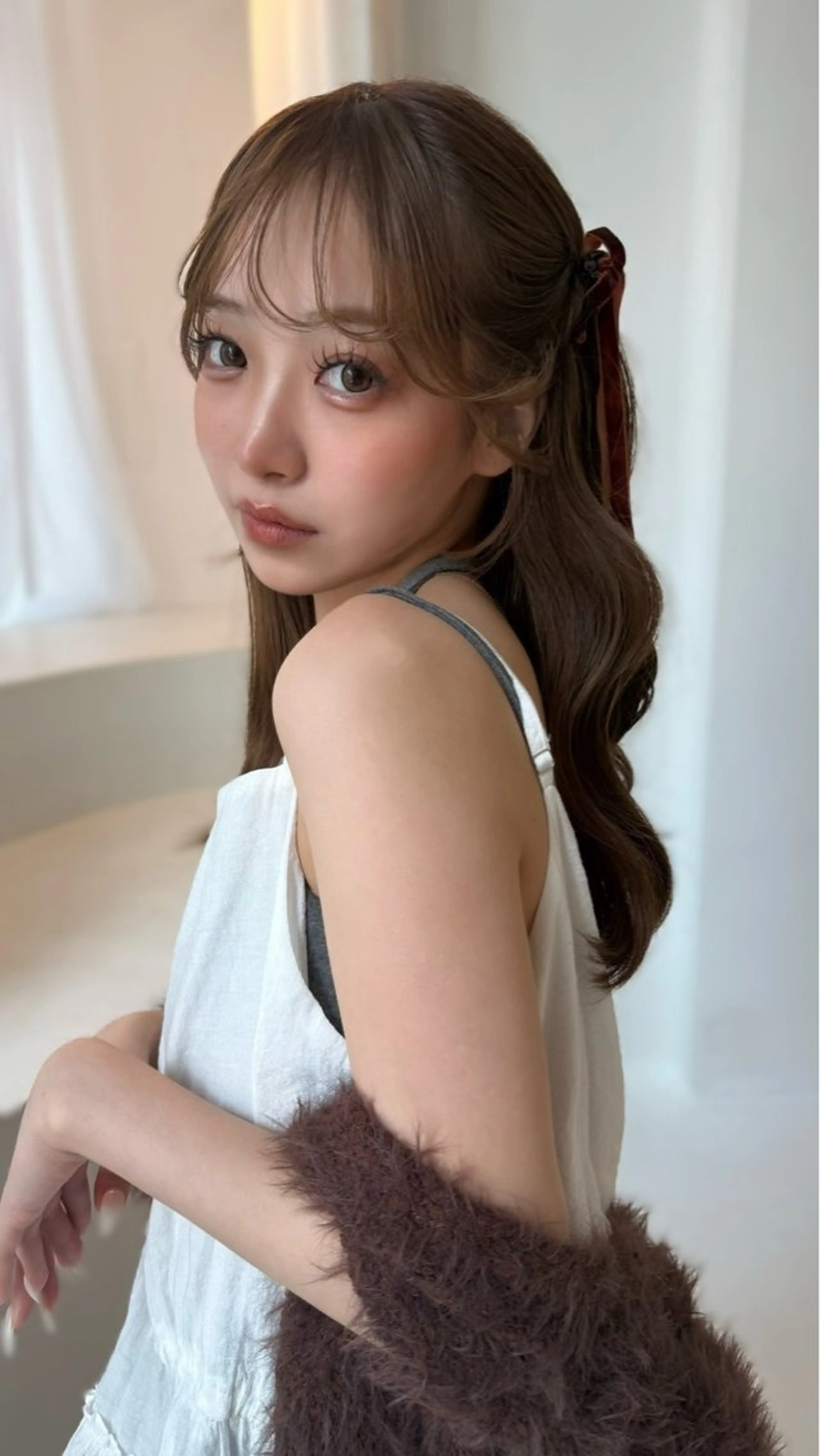 セミロング カラー カラーモデル/梅田/ ⭐️seina⭐️のヘアスタイル