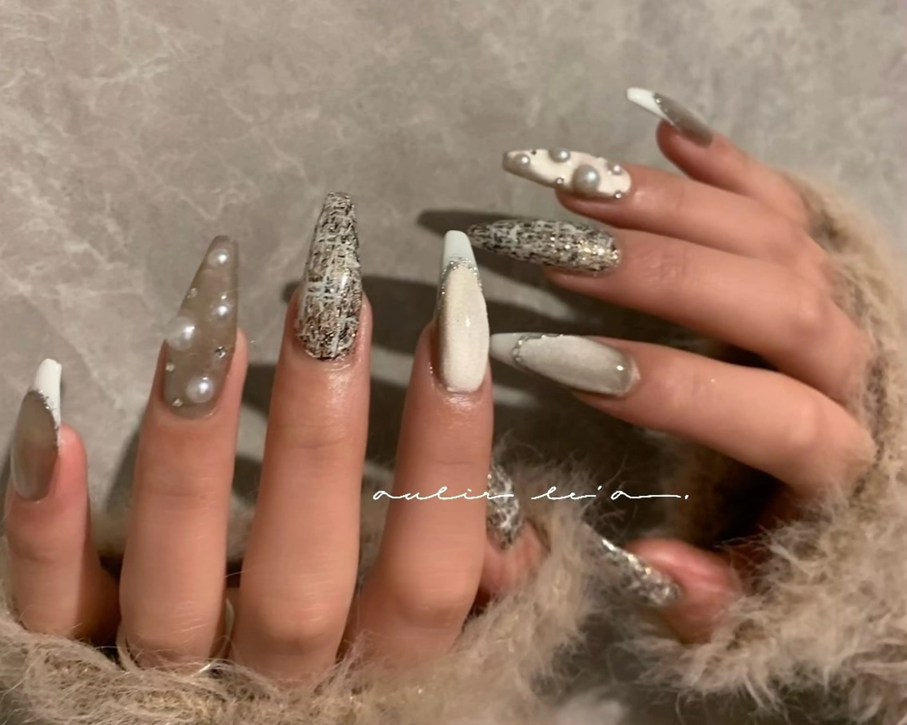 ネイル ハンドネイル aulir   le'a（ｱｳﾘｰﾚｱ）所属・aulir le'a 【ｱｳﾘｰﾚｱ】のネイルデザイン