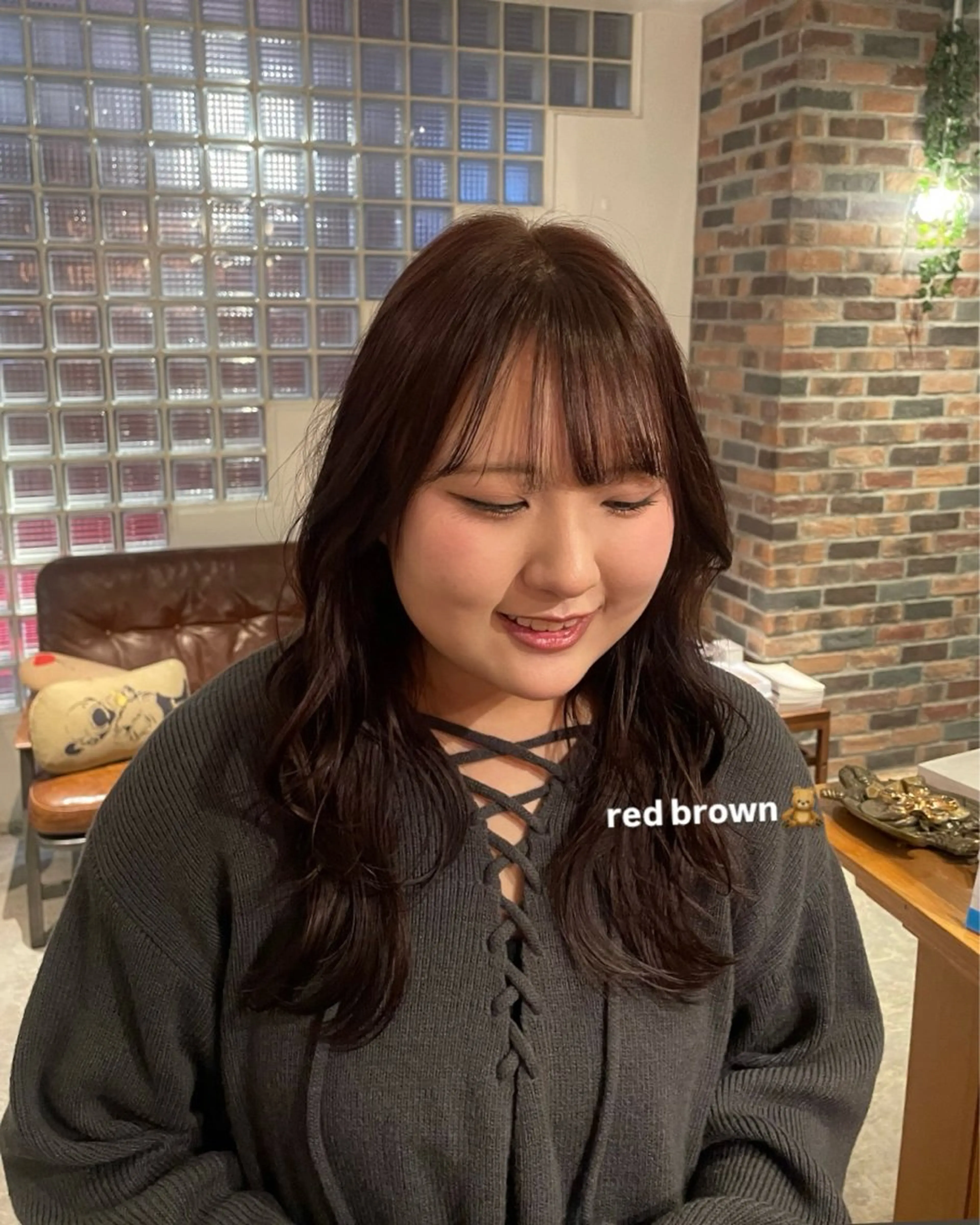 セミロング カラー ヘアアレンジ MARIO HAIR DESIGN所属・艶カラー/カット 🌒Ameriのヘアスタイル