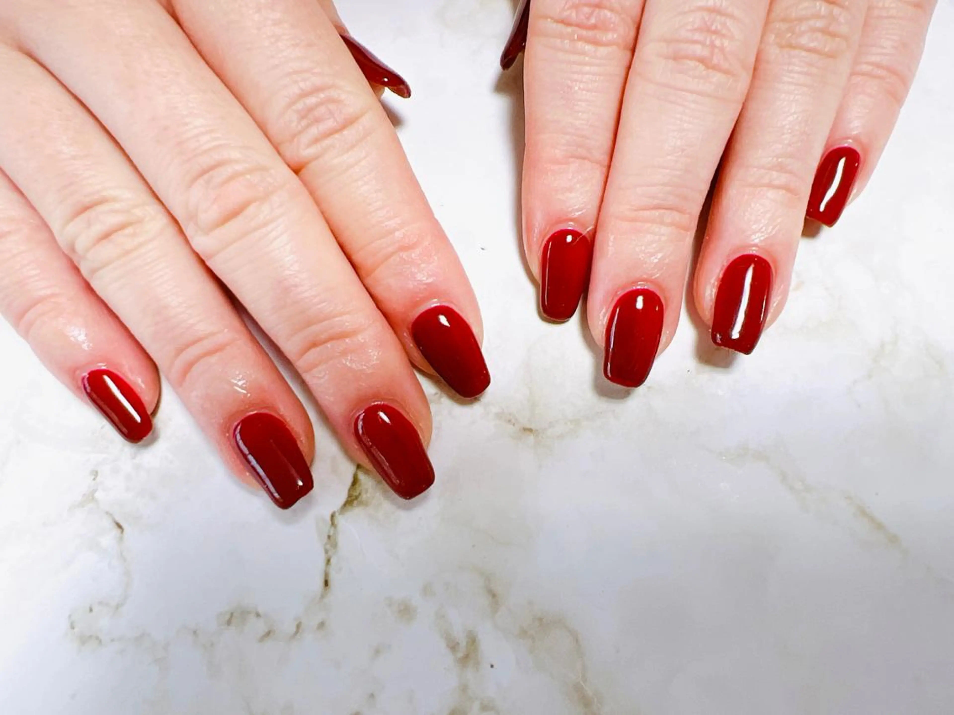 ネイル ボルドー kikinail 溝の口のネイルデザイン