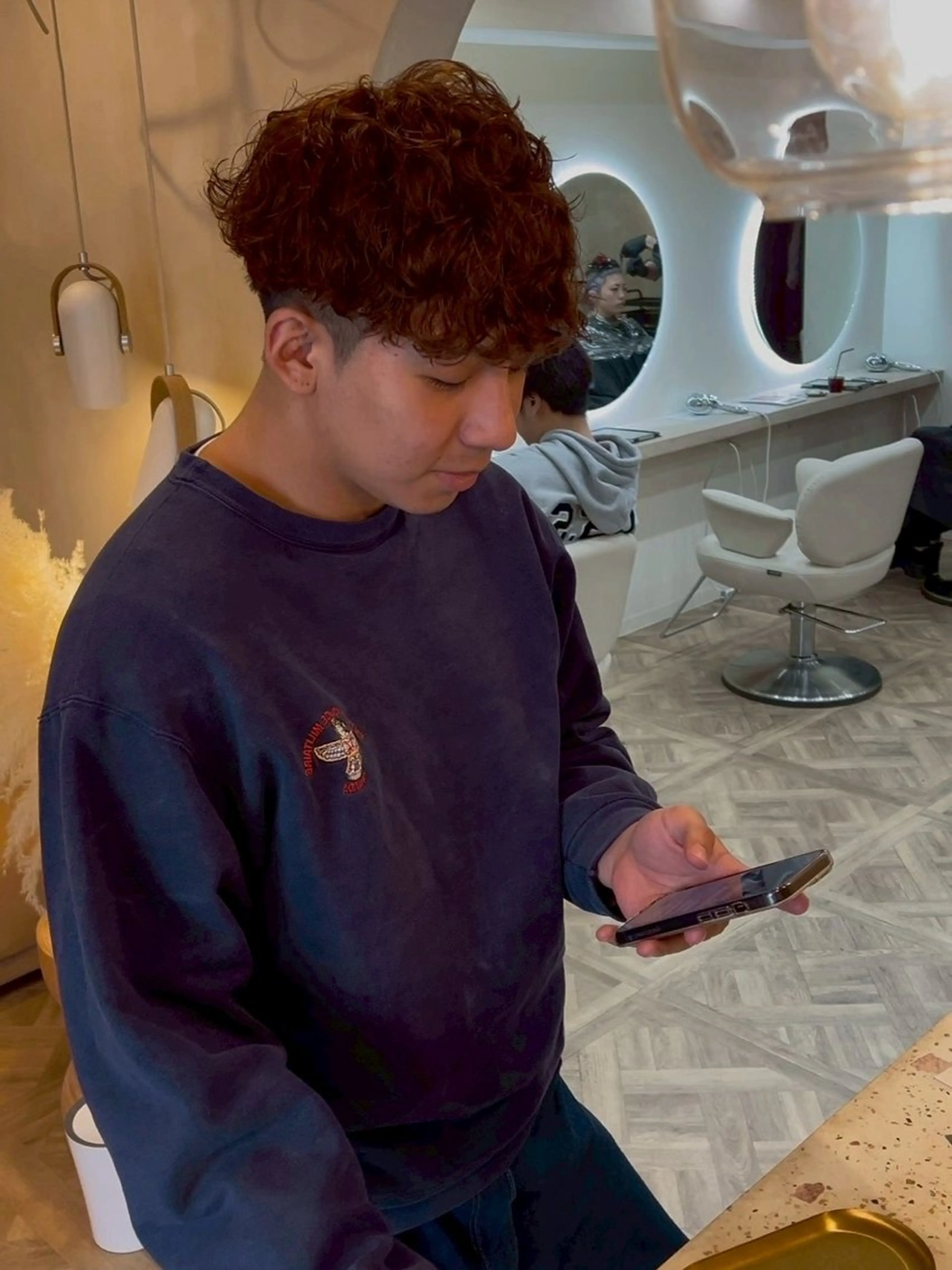 カラー パーマ メンズ カット パーマ メンズパーマ／長岡 坂口祥貴のヘアスタイル