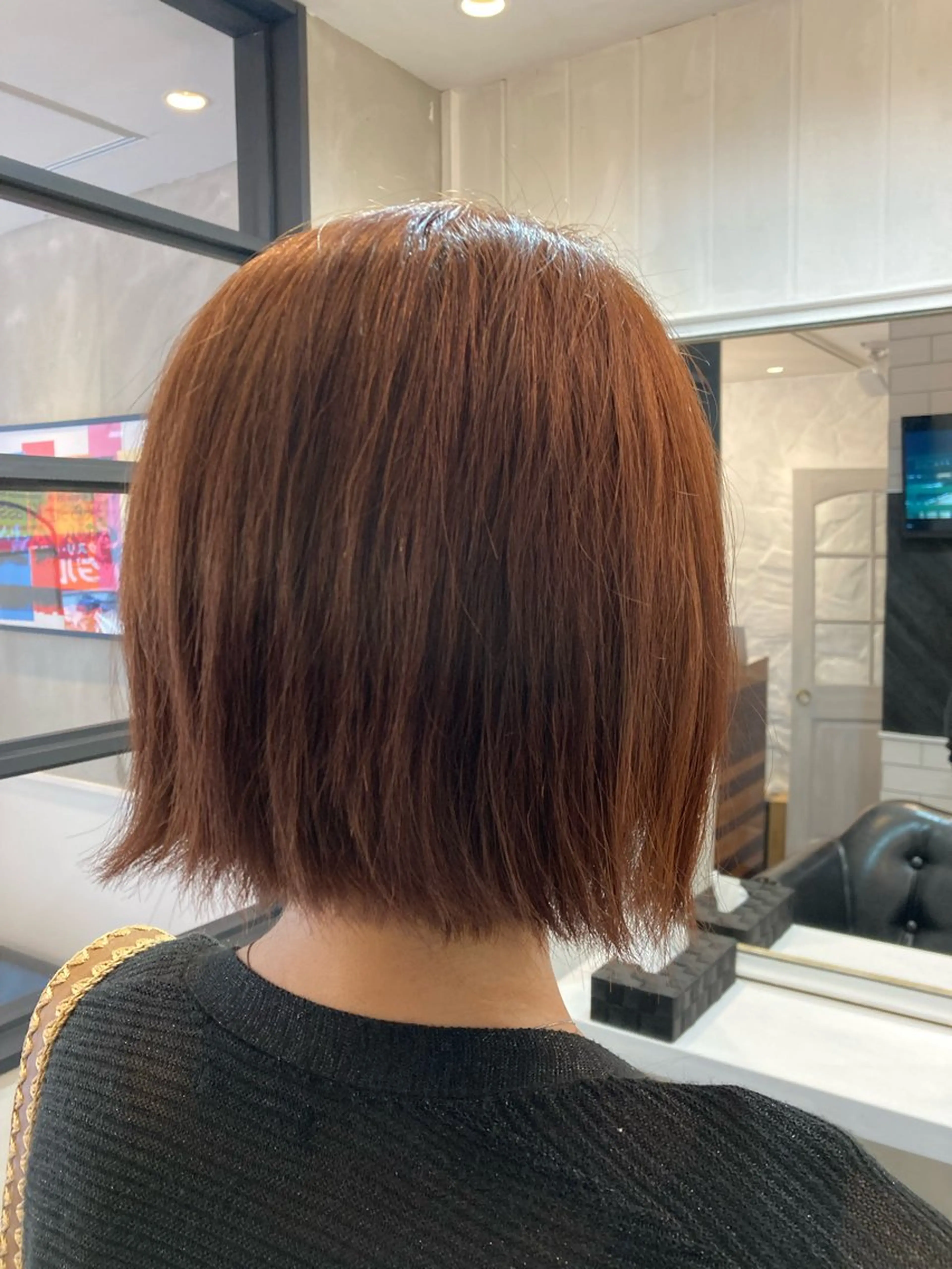 ミディアム 外ハネヘア JUNO HAIR SALON所属・RuCOR. yuriのヘアスタイル