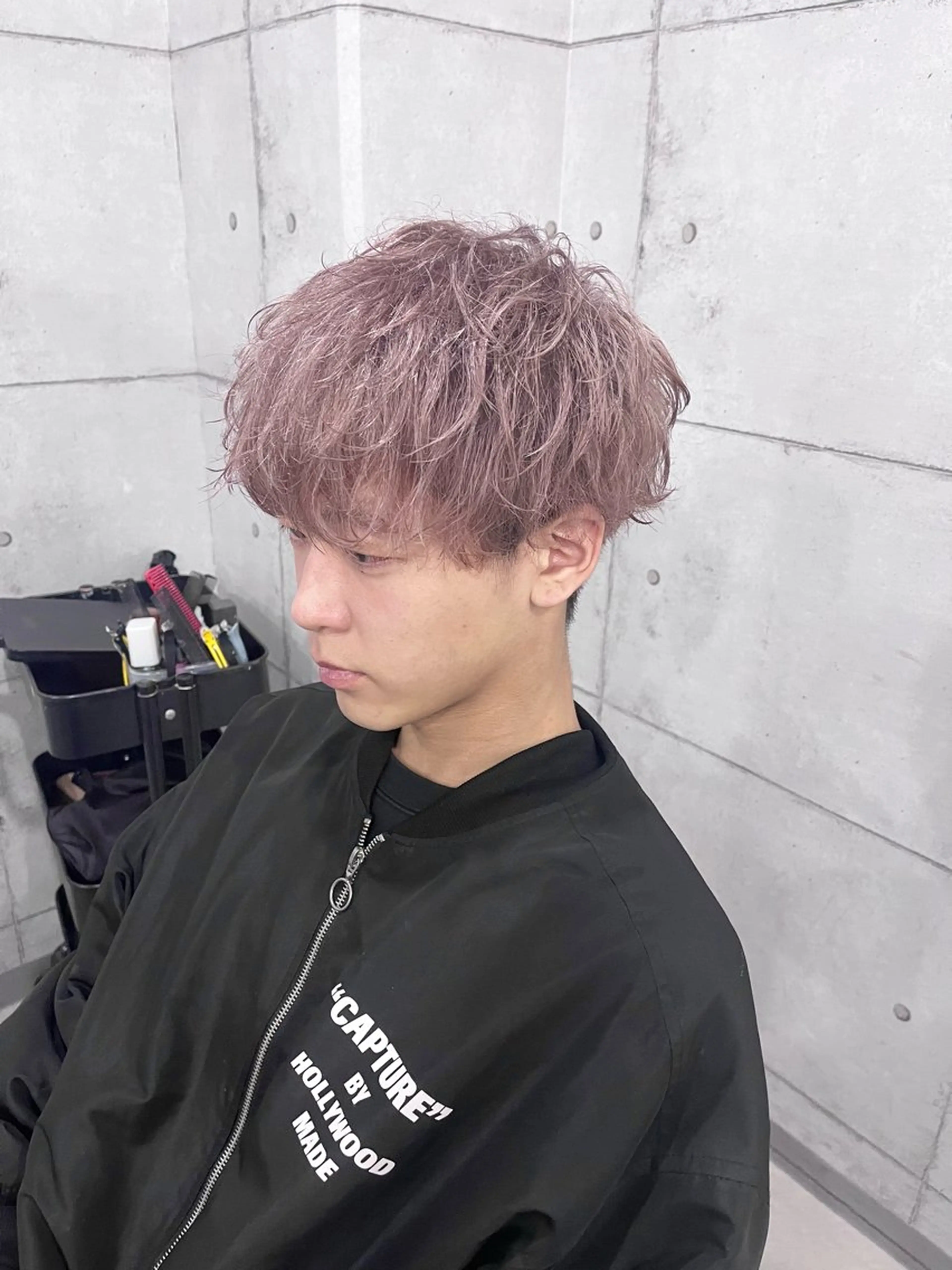 カラー UNBALANCE  OSAKA所属・縮毛矯正モデル 募集中Yuuriのヘアスタイル