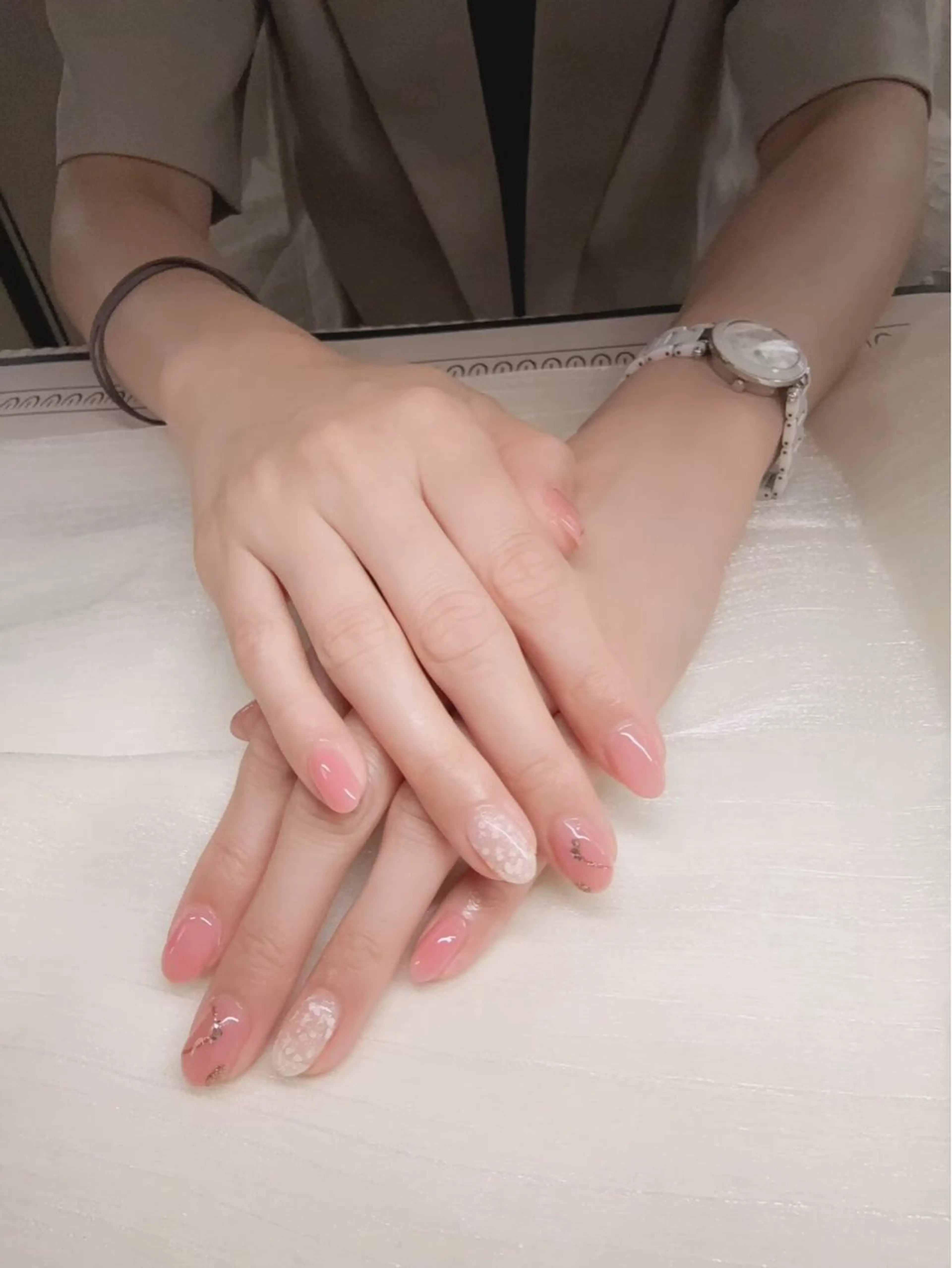 【Hand】色のご変更は可能です、是非お試しください♪ 💅当店定額シンプル選択しての写真