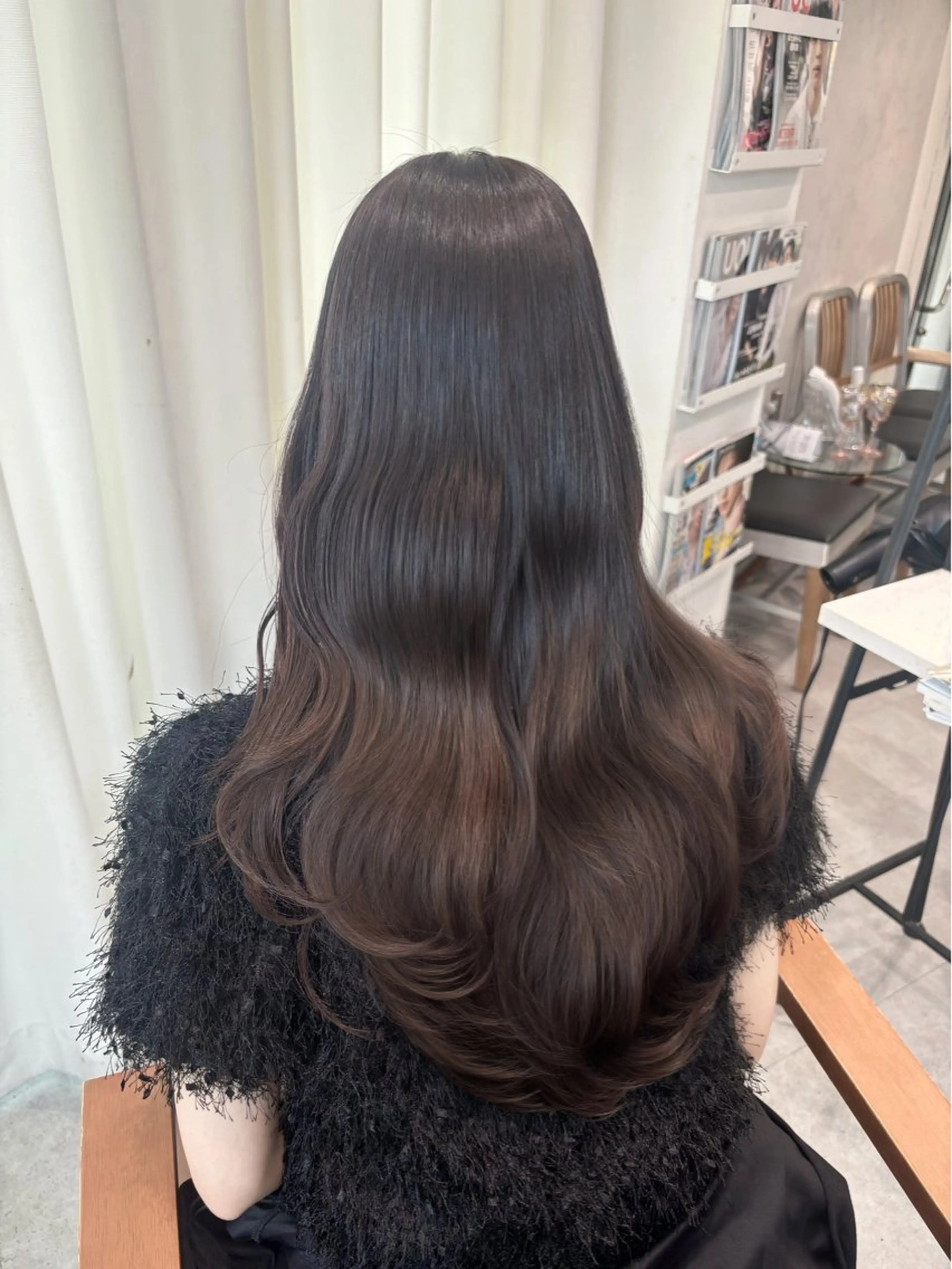 ロング カラー ブラウンカラー 透明感カラー ‎Lby home 🪽mikuのヘアスタイル