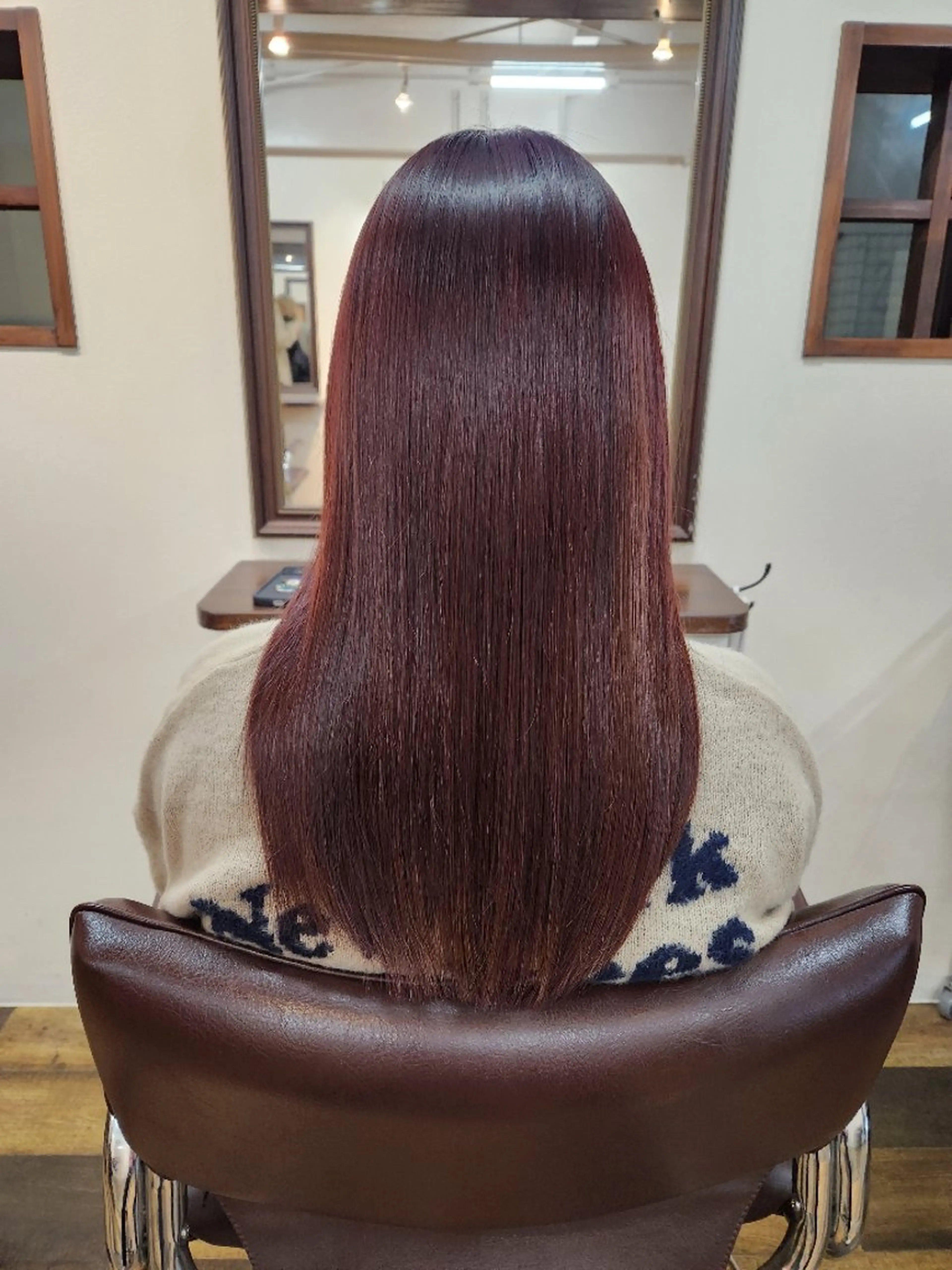 ロング 龍 悠紀のヘアスタイル