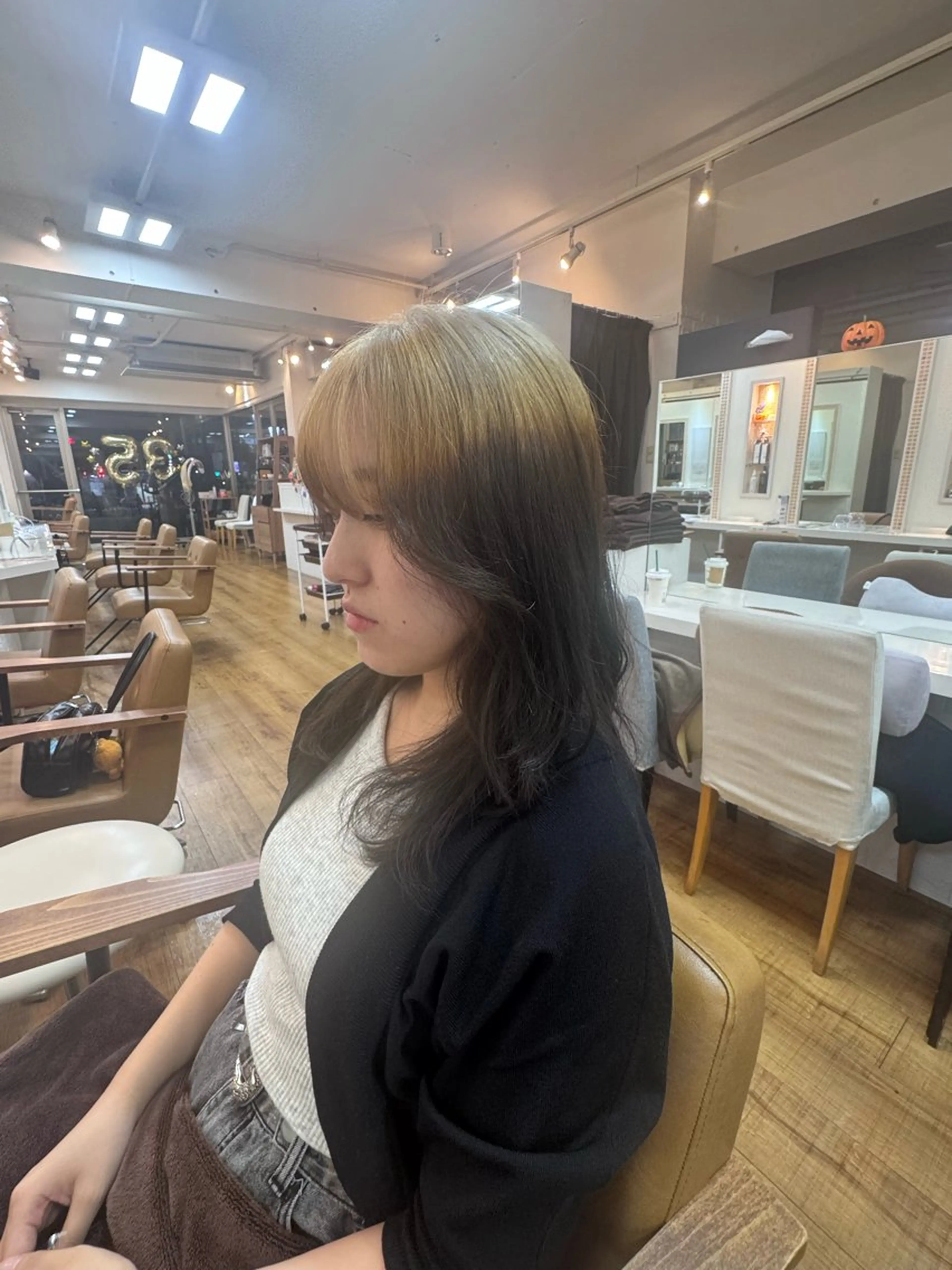 ロング ヘアカラー KAMI-YU所属・森 千明のヘアスタイル