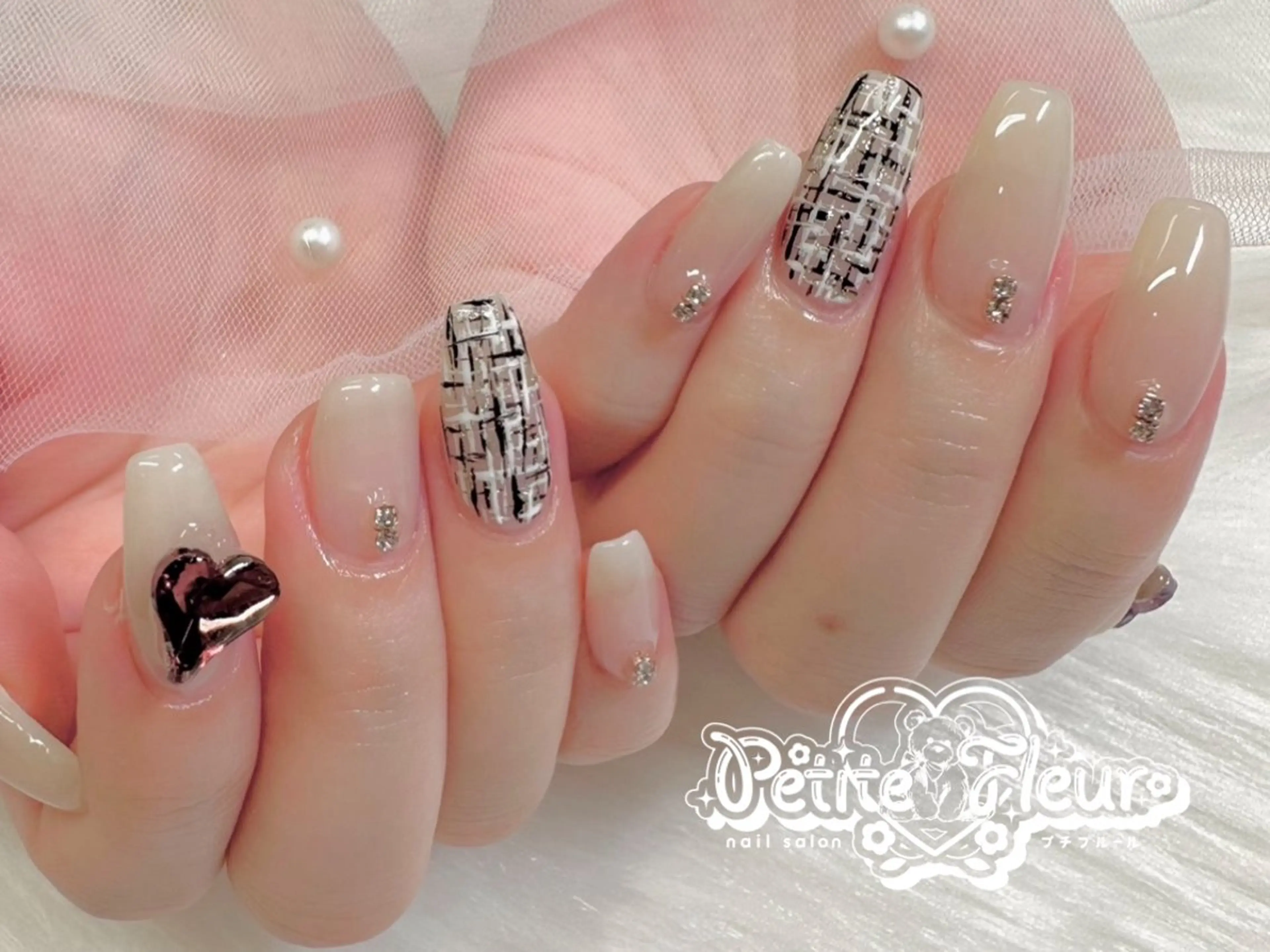 ネイル ハンドネイル ❁⃘*。Petite fleur❁⃘*りさのネイルデザイン