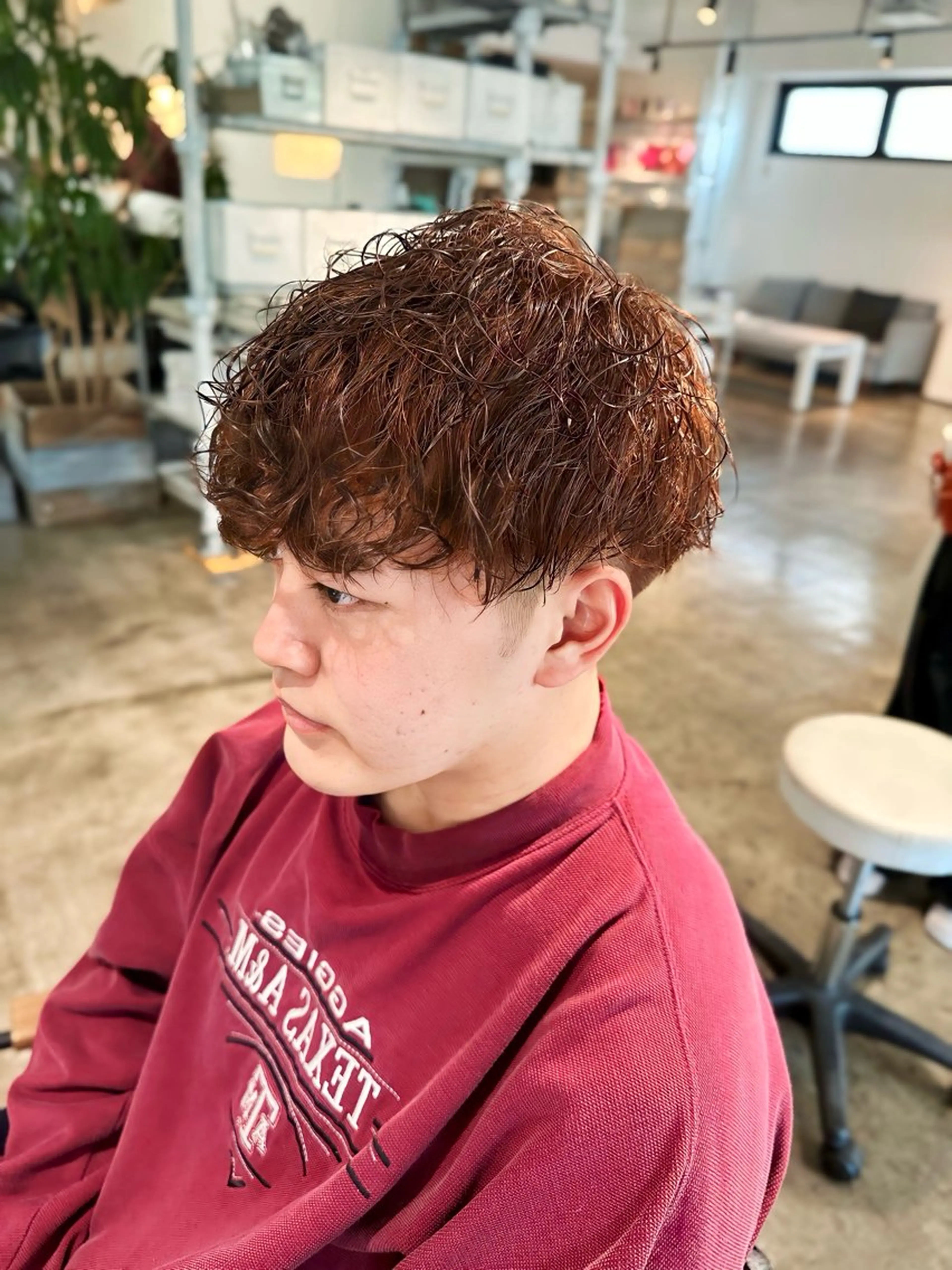 メンズ メンズパーマ スペインカール カット ヘアカラー トリートメント 骨格補正施術/メンズ 専門美容師/YUYAのヘアスタイル