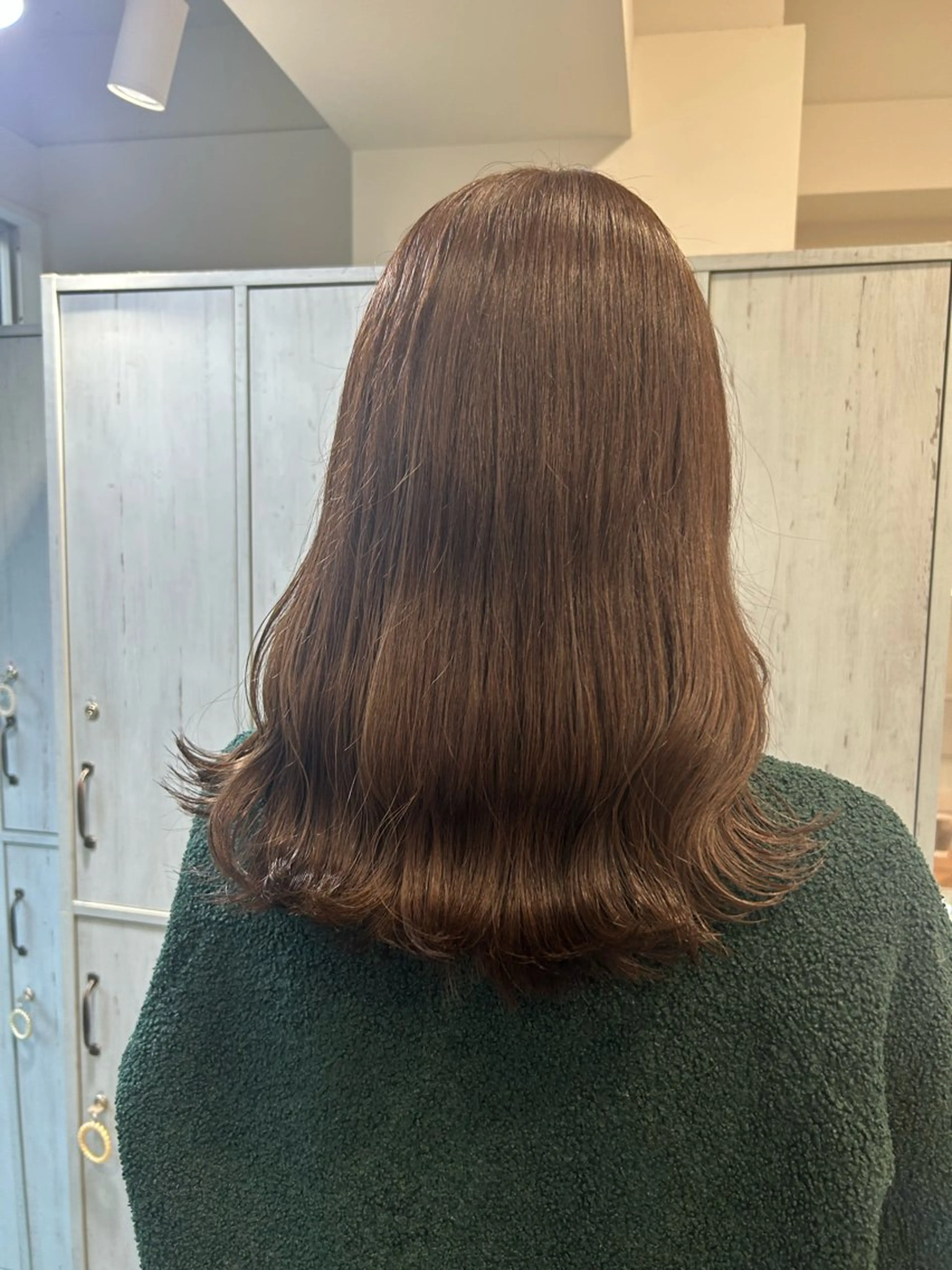 セミロング ピンク/艶感カラー / AIRI🎀🎀のヘアスタイル