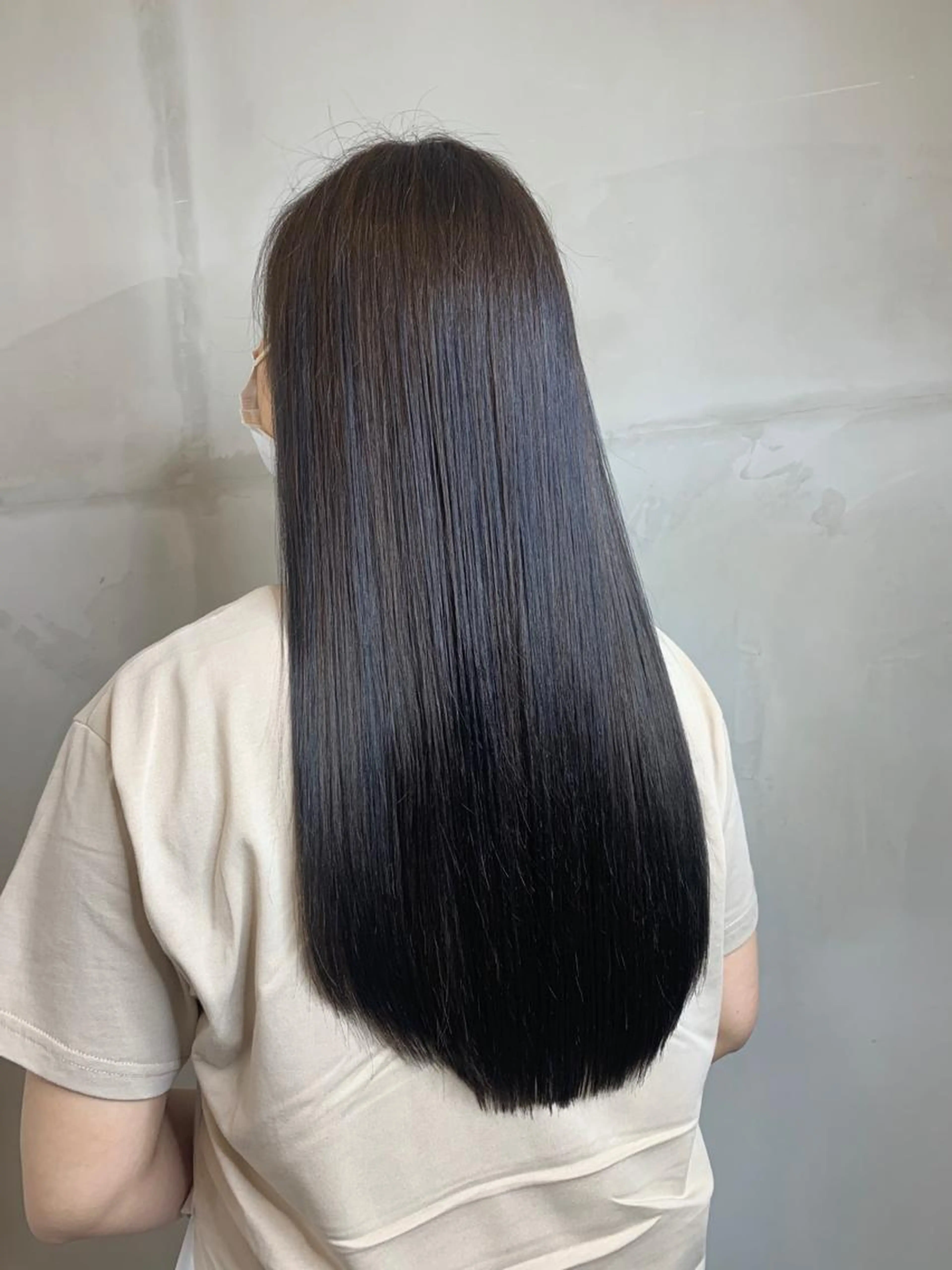 ✨絹髪✨カット＋高濃度水素＋髪質改善ストレート＋髪質再生バイカルテトリートメントの写真