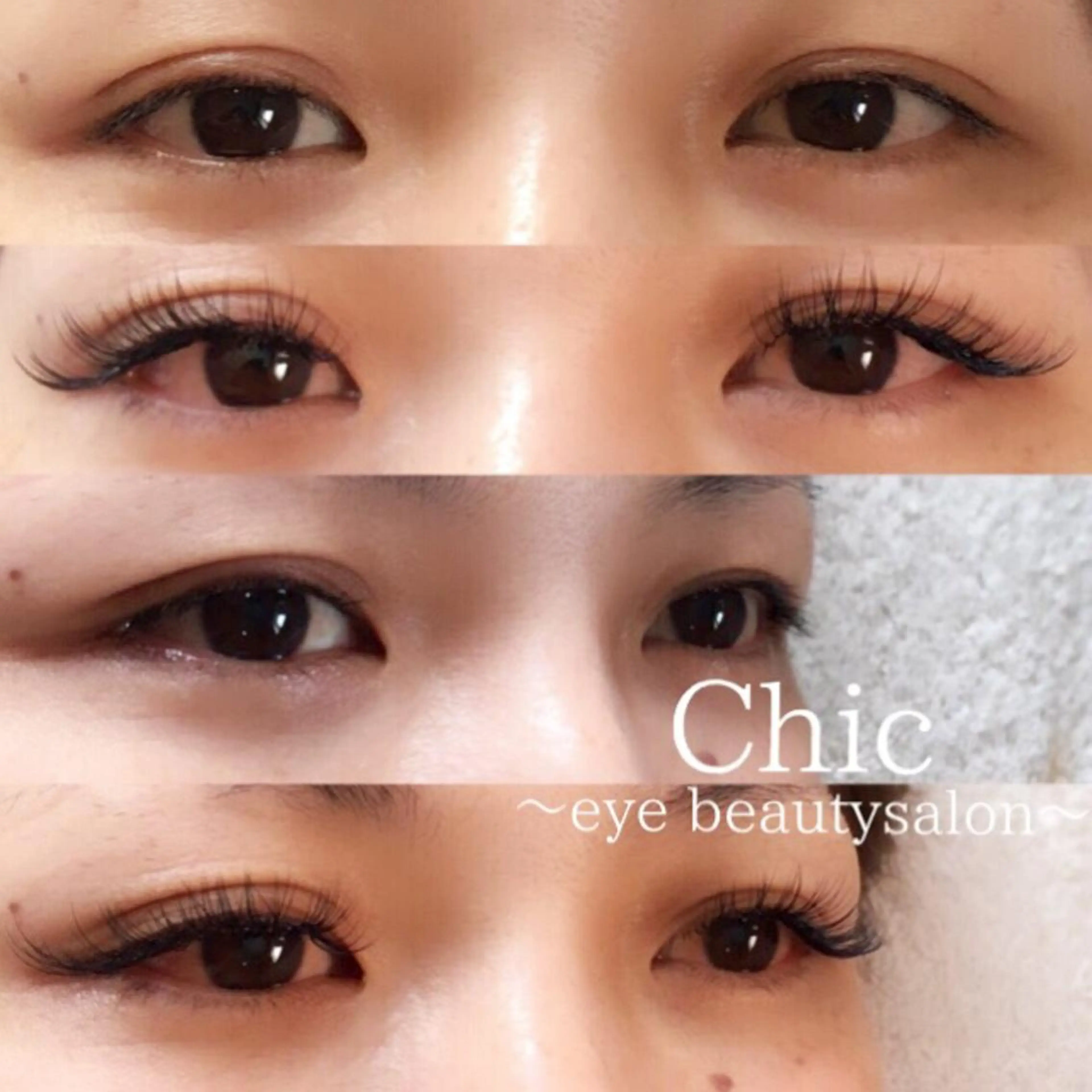 マツエク・マツパ Cカール Chic ATSUKOのマツエク・マツパデザイン