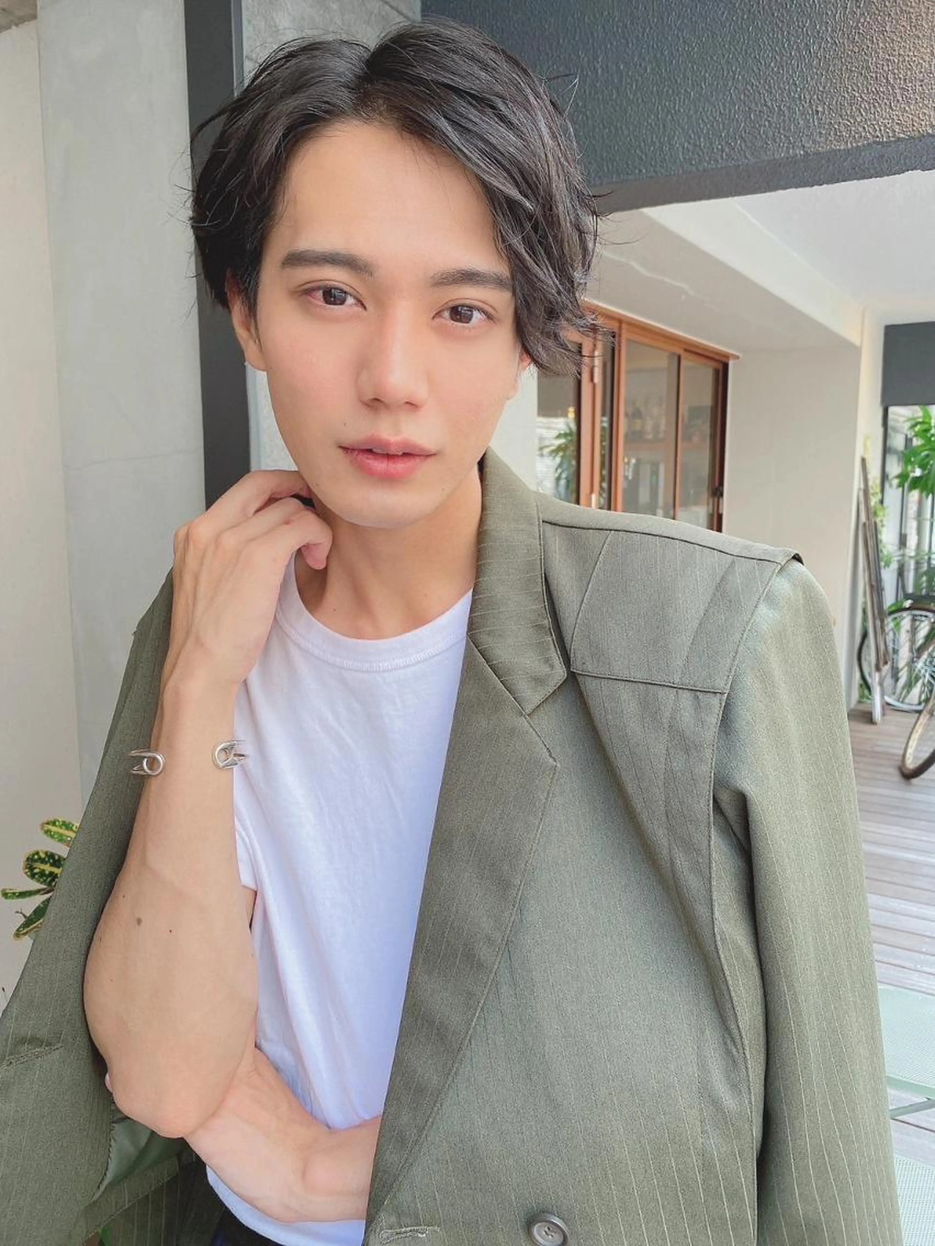 【Mens人気No.3】カット+ソフトツイストパーマ　¥11000→¥7980の写真