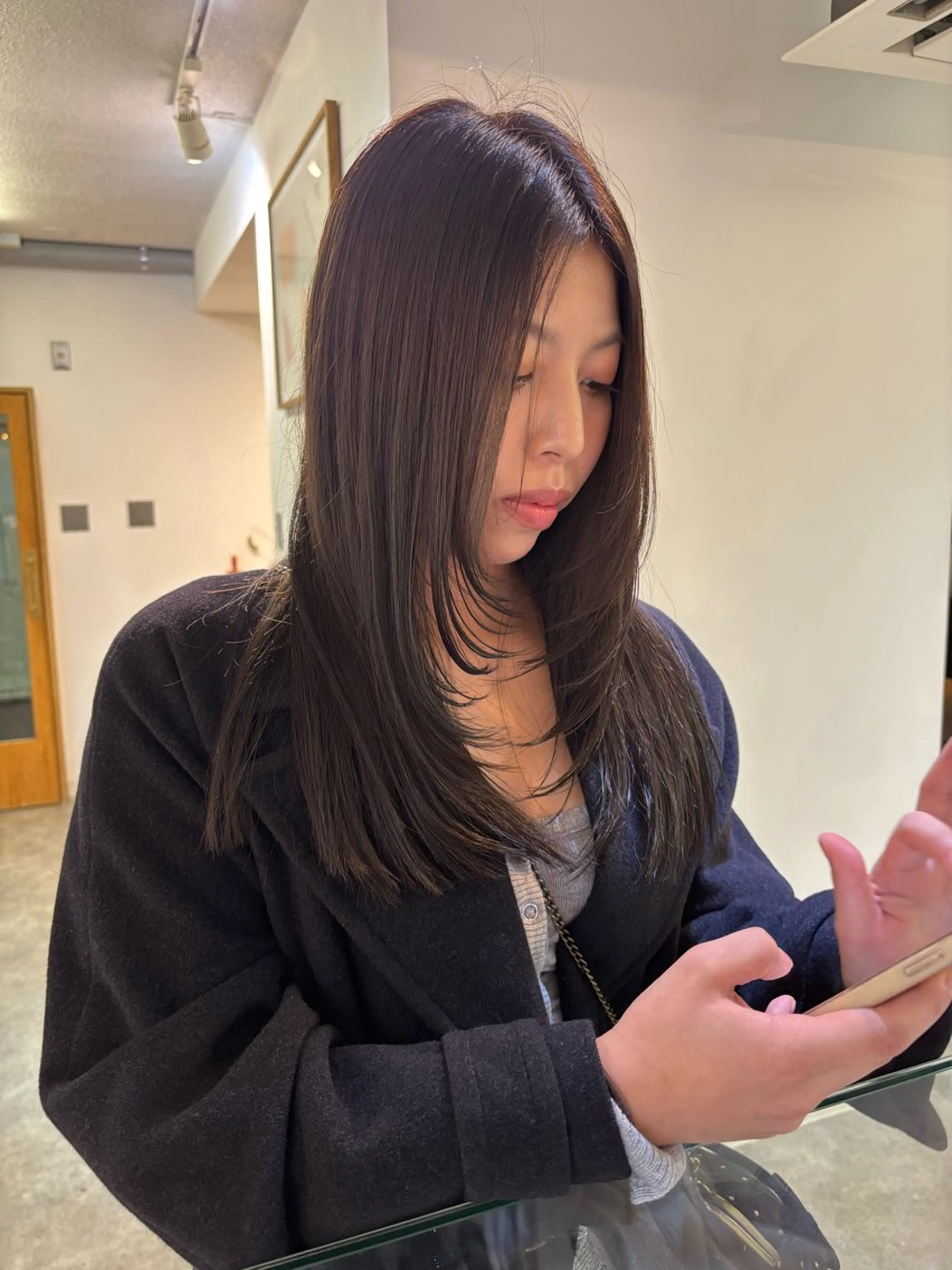 【定期メンテナンス⚡️】前髪+顔周り縮毛矯正🌧️の写真