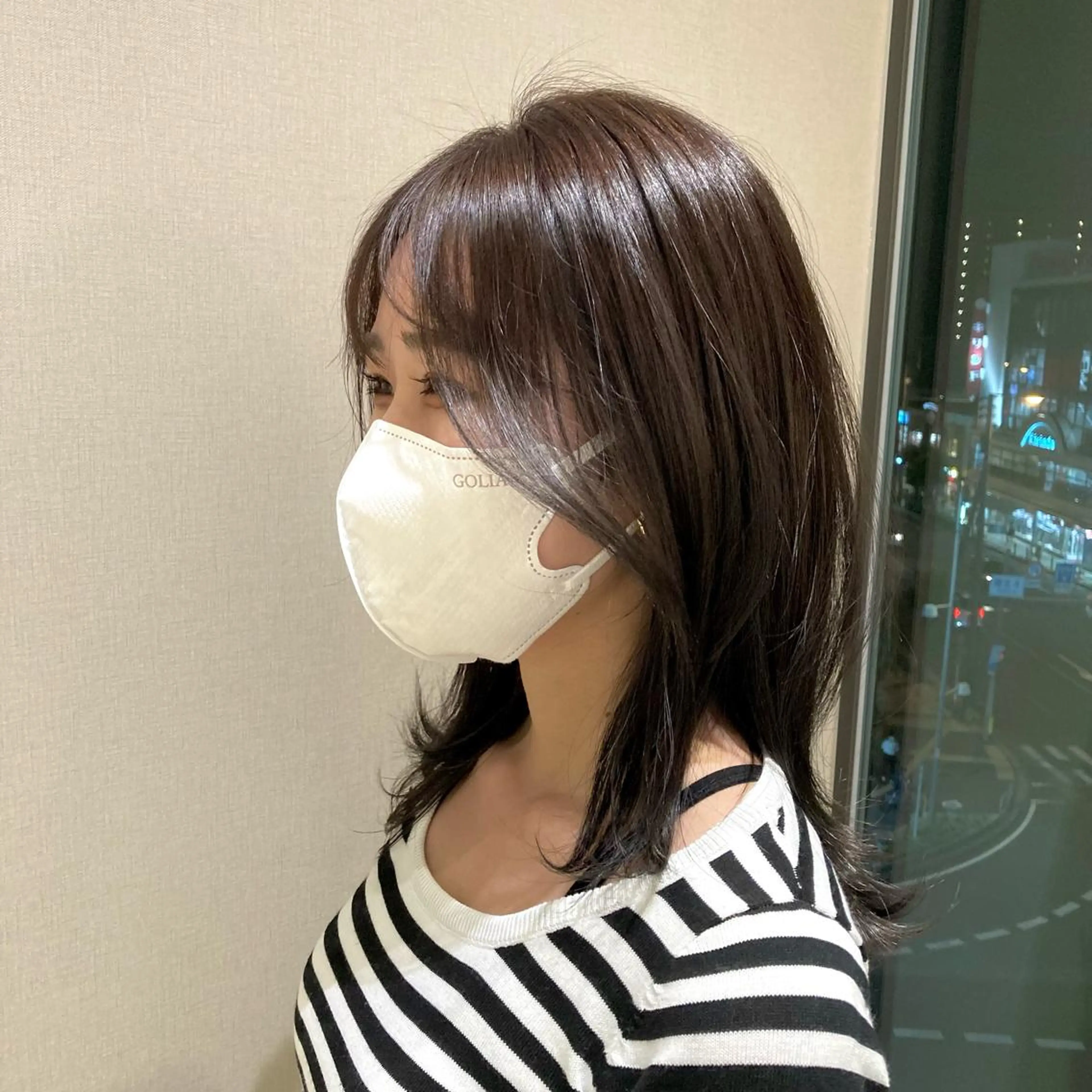 ミディアム カラー 砂川朱音⌇鶴見区横堤 ⌇抜け感ヘア⌇韓国風のヘアスタイル