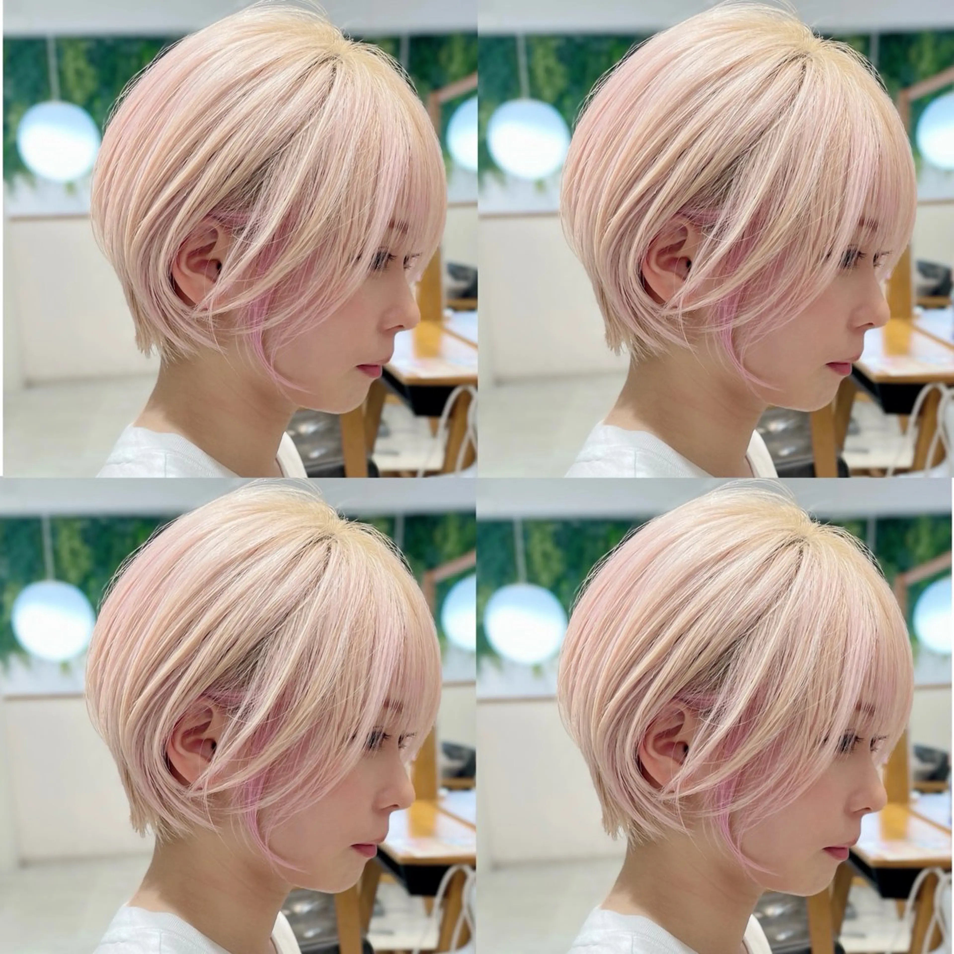 カット➕ダブルブリーチ(onカラー込み)➕超音波トリートメント【フルコース/ハイトーンカラー】の写真