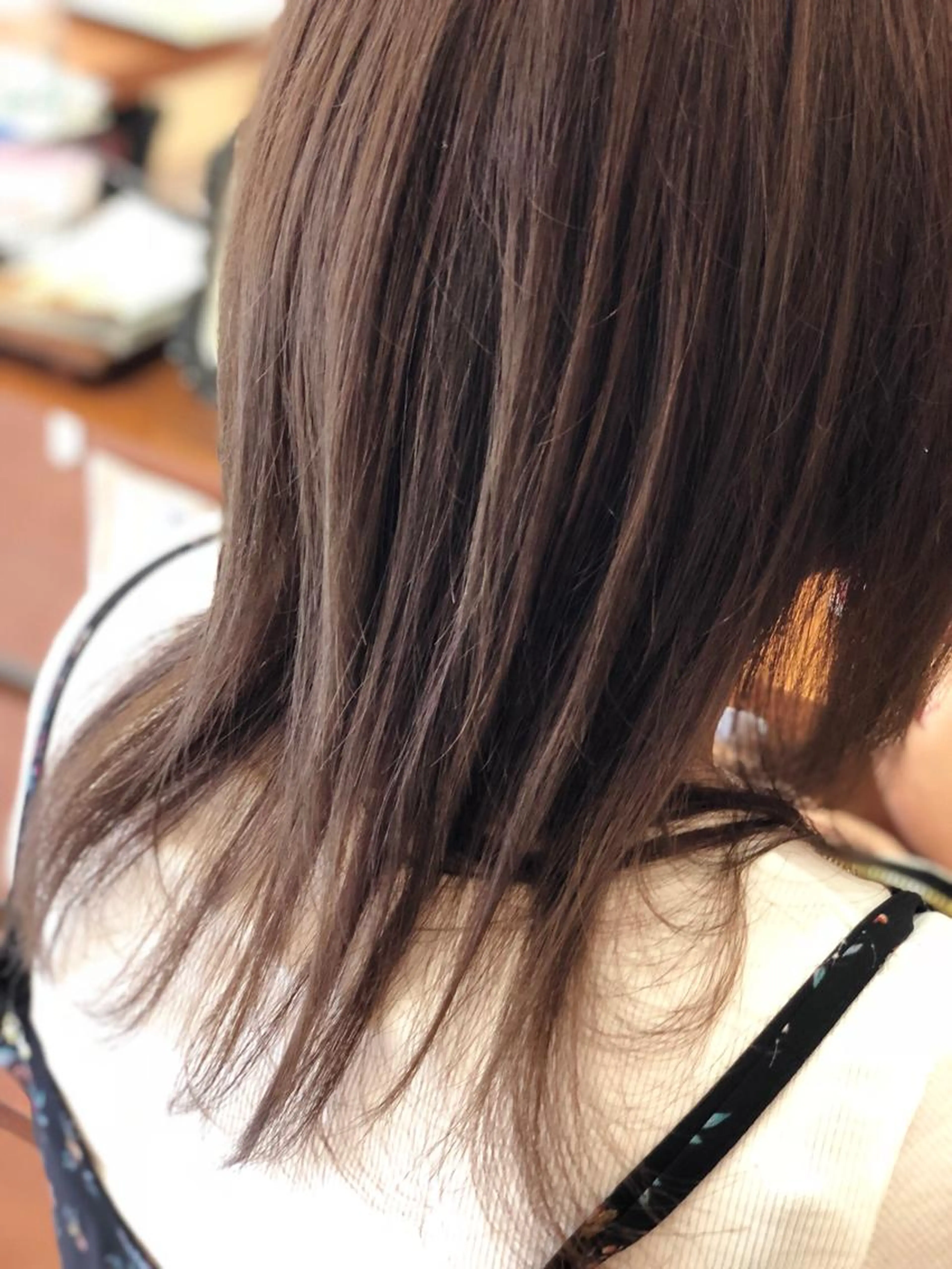 クオラインリタッチ縮毛矯正の写真