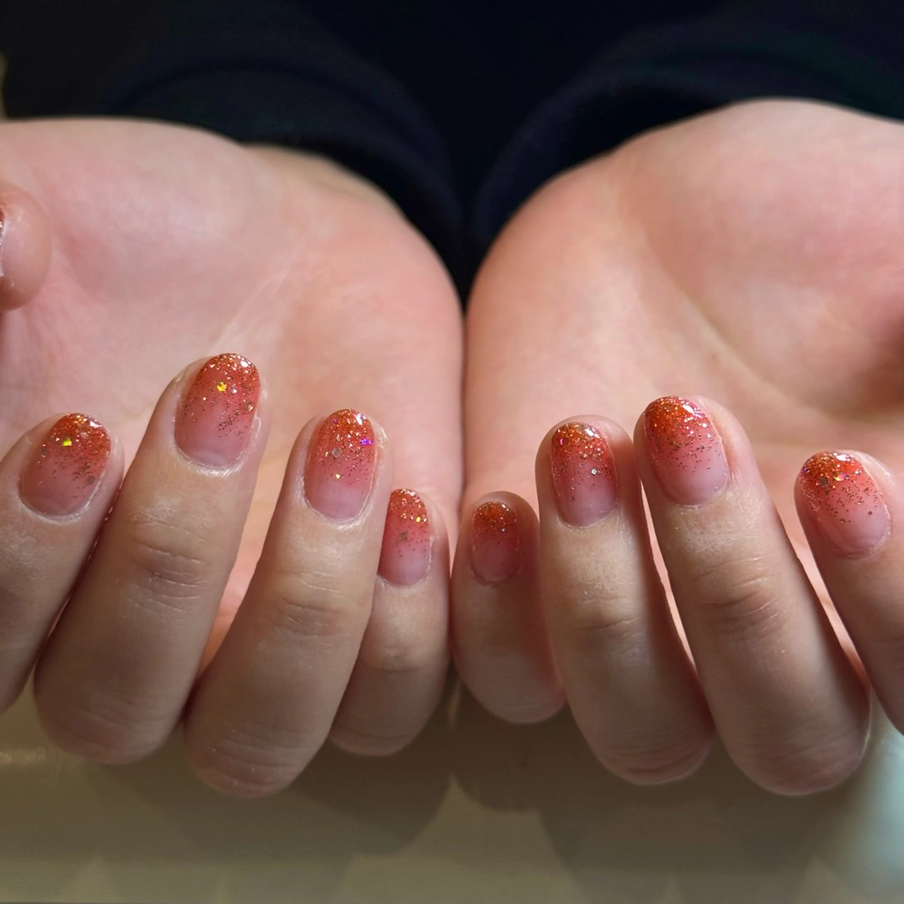 ネイル ラメ(グリッター) ラメグラデーション melty 表参道 manoのネイルデザイン