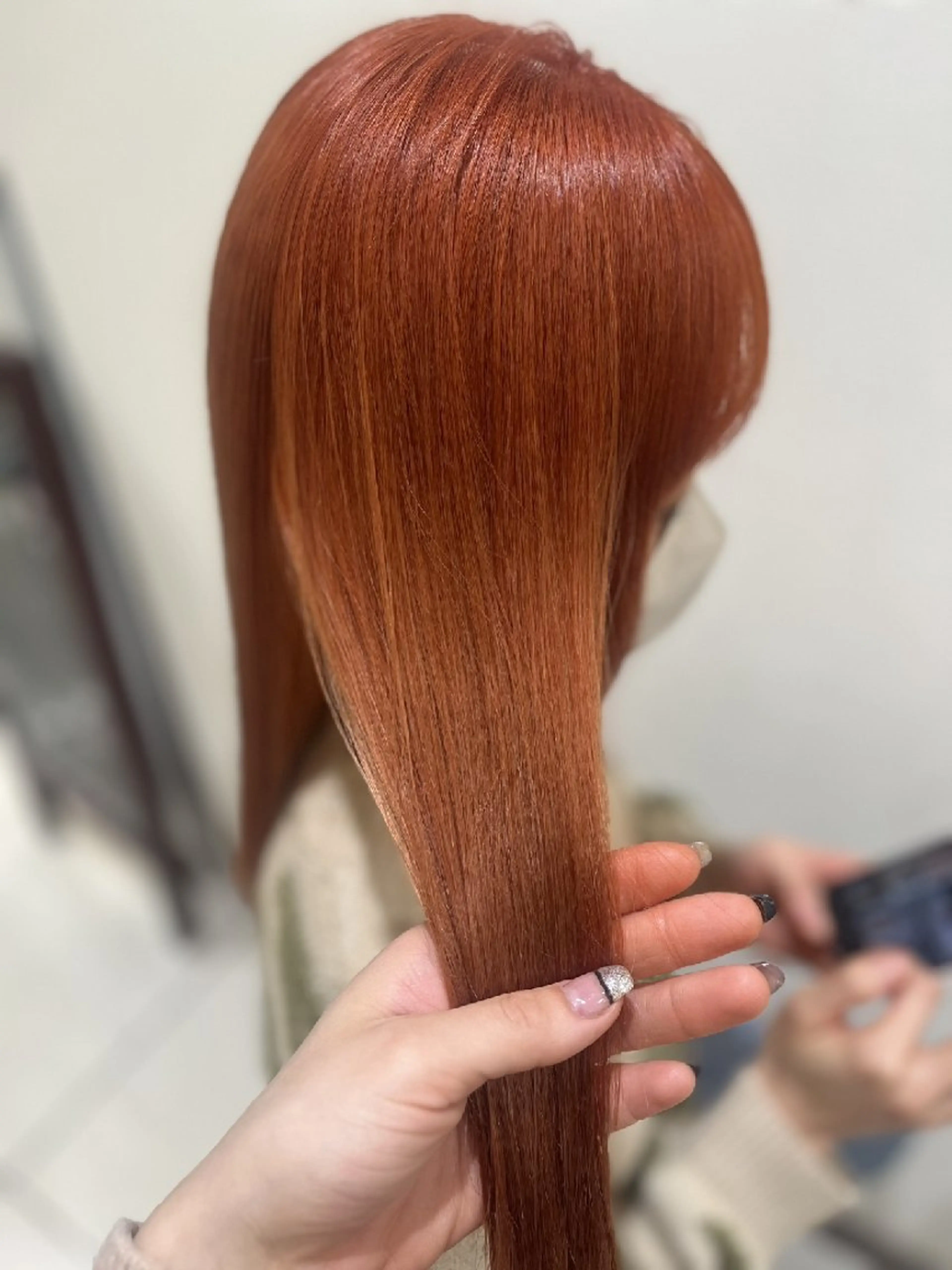 ミディアム カラー カット ヘアカラー トリートメント ナチュラル暖色カラー 🤎 佐藤栞のヘアスタイル