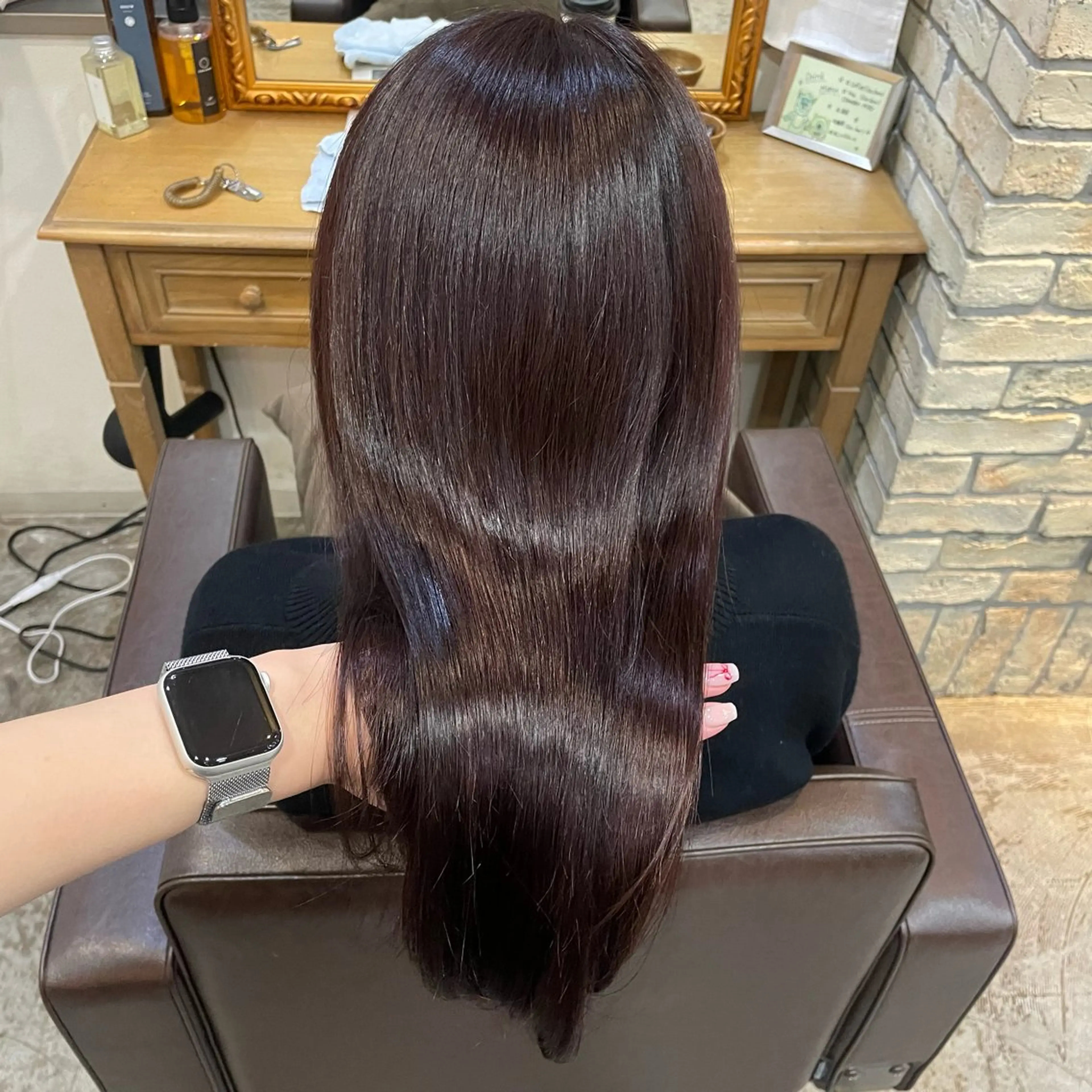 セミロング カット ヘアカラー トリートメント 髪質改善特化🫧韓国 🇰🇷amiruのヘアスタイル