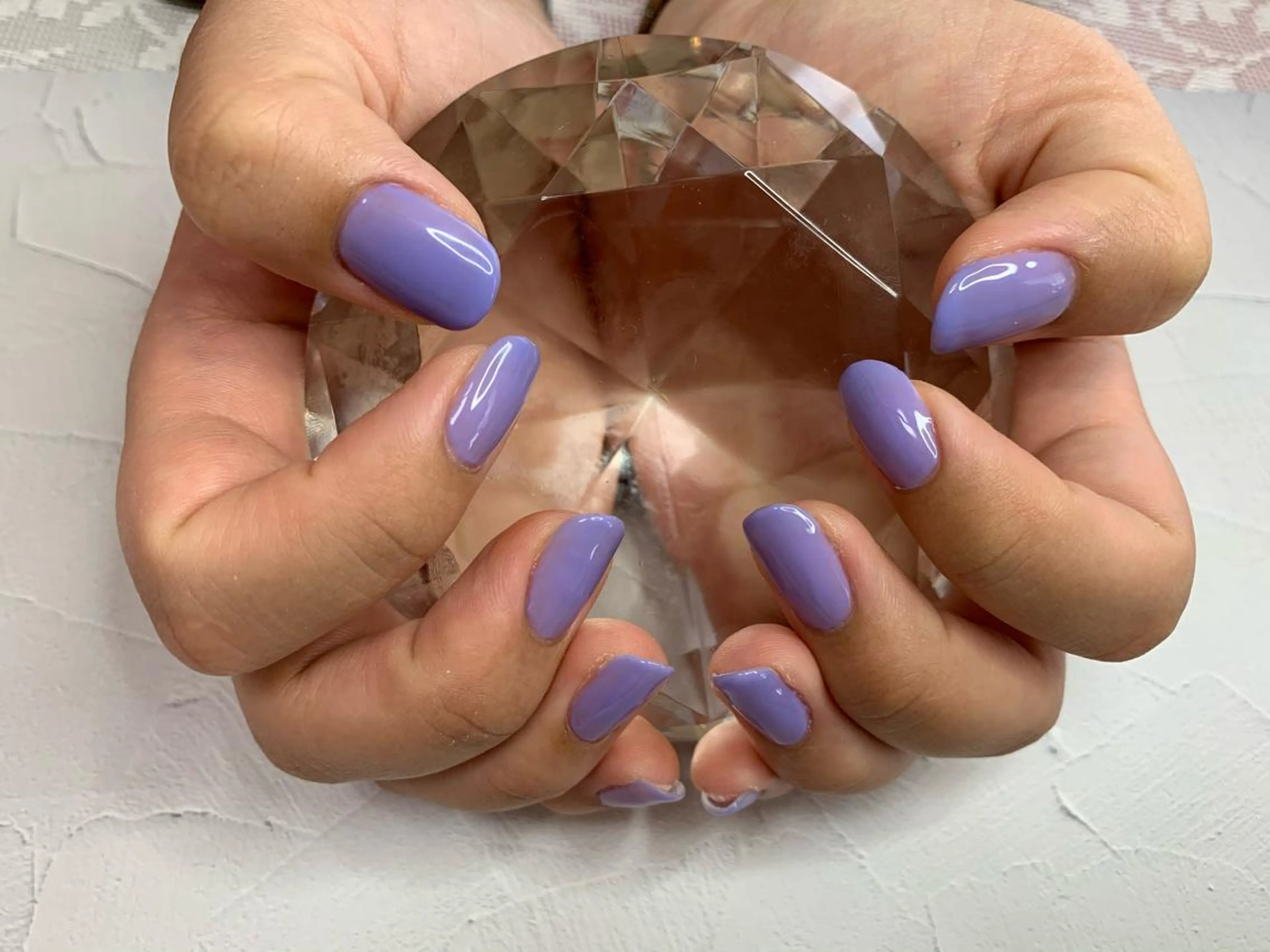 ネイル ワンカラーネイル ピンク シンプルネイル noheanail YONEDAのネイルデザイン