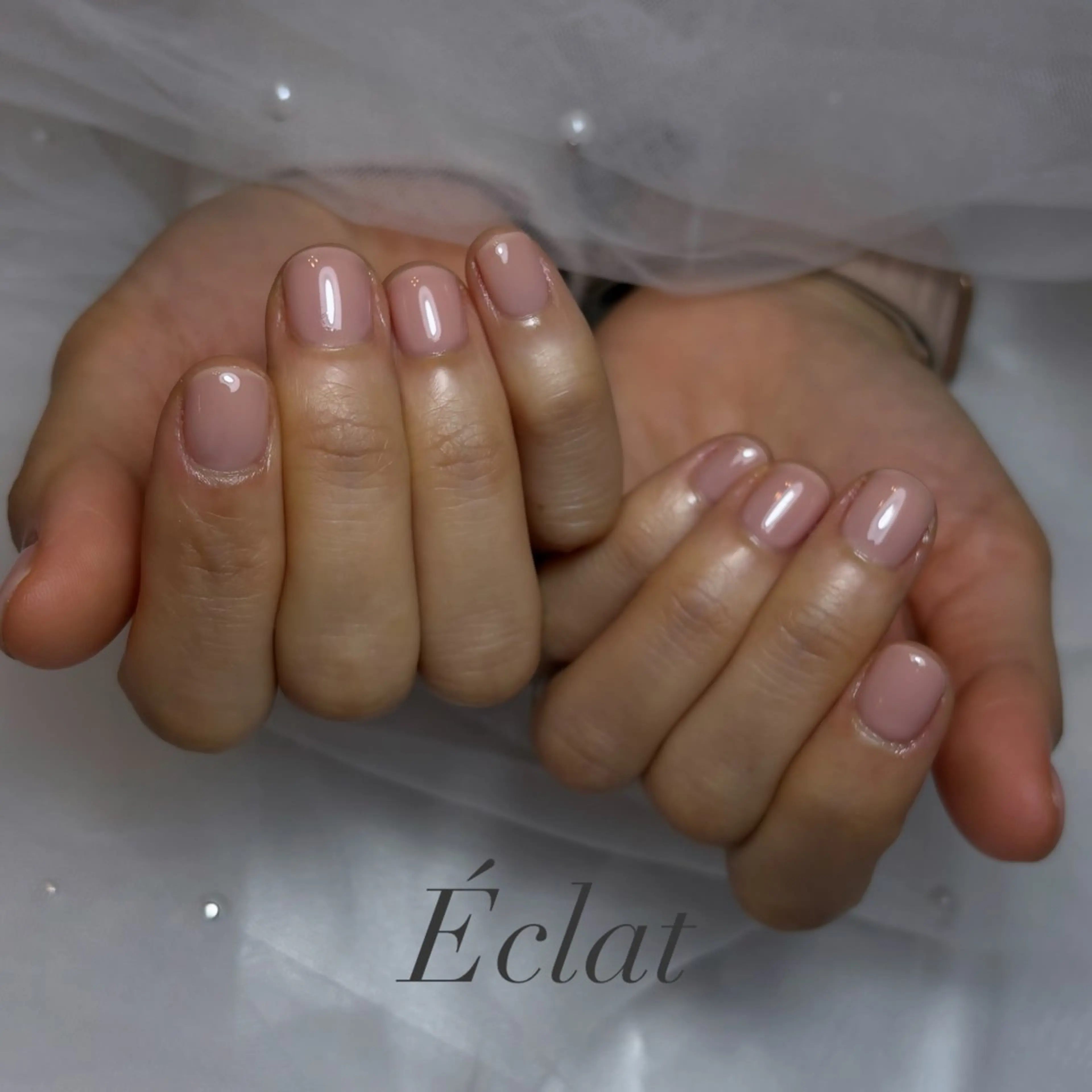 ネイル ワンカラーネイル ハンドネイル nail salon Éclatのネイルデザイン