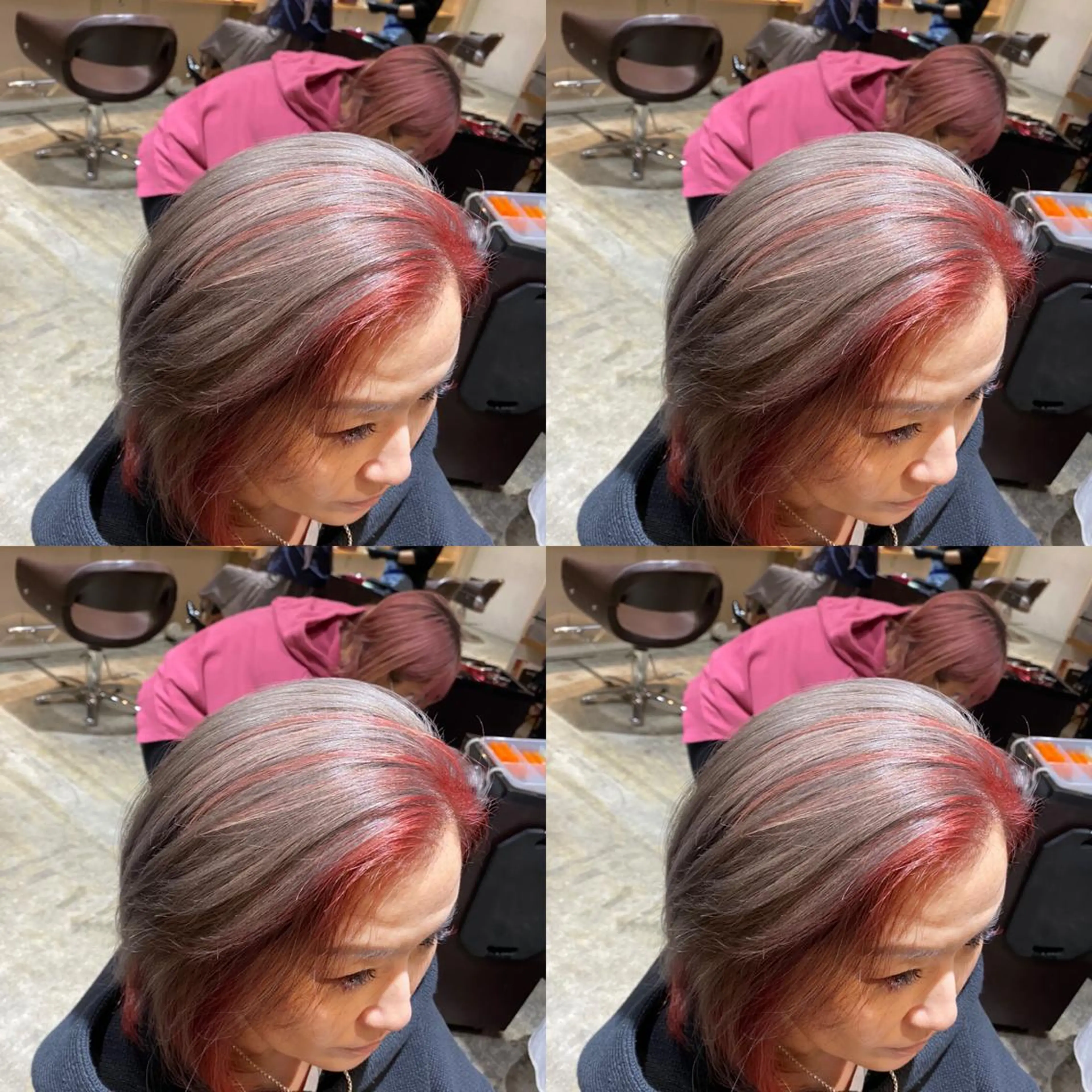 ミディアム カラー カット トリートメント レイヤー×髪質改善 マネージャー安藤光司のヘアスタイル