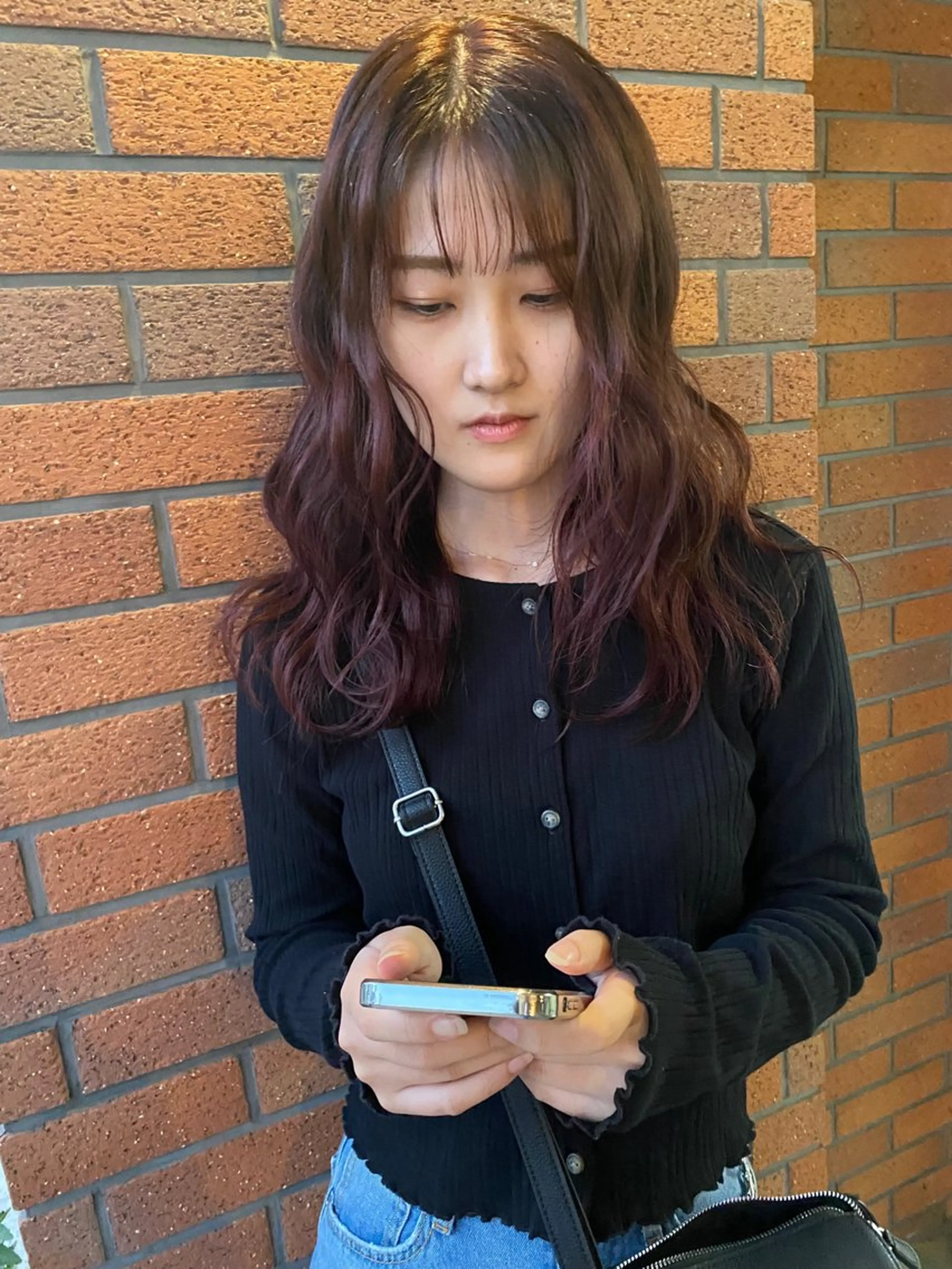 ミディアム カラー パーマ ヘアアレンジ 広島/ボブ/レイヤー 🌿‬wakabaのヘアスタイル