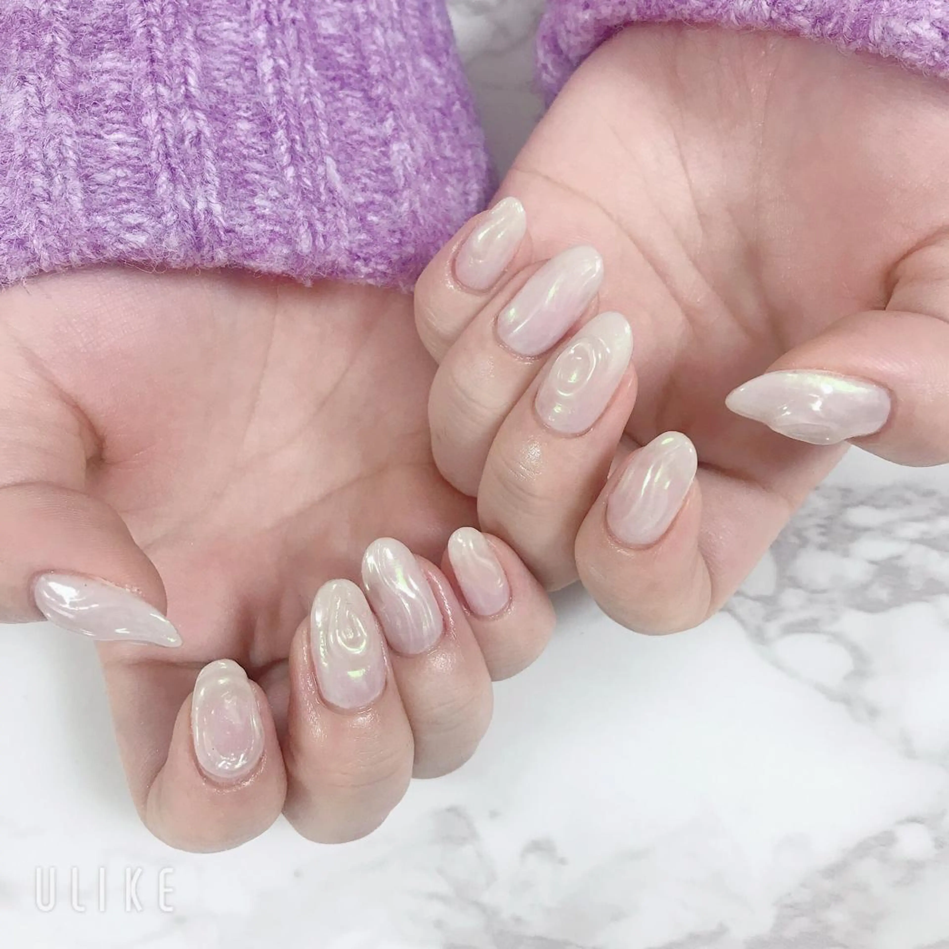 ネイル オーロラネイル SOL NAILのネイルデザイン