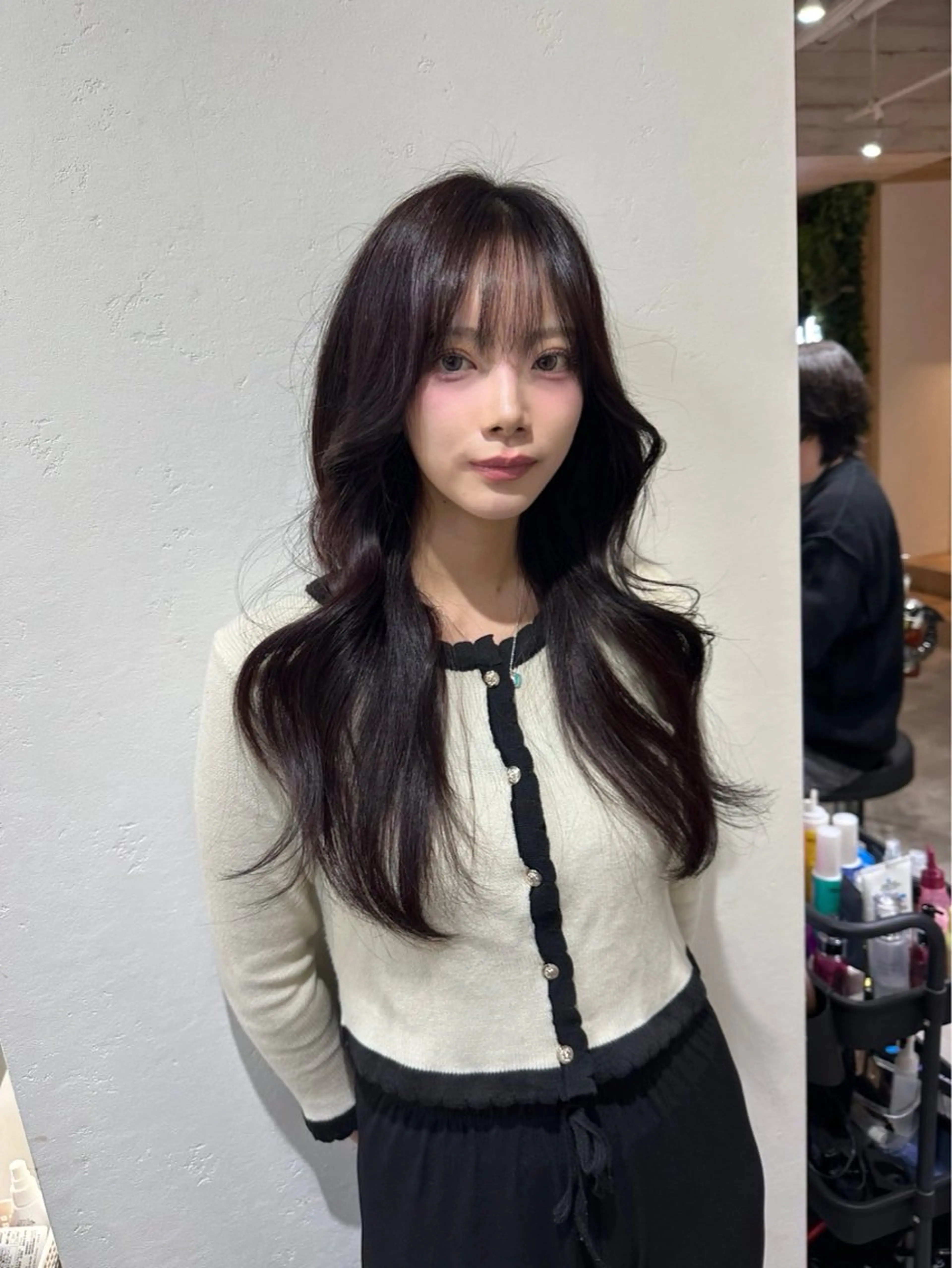 ロング 韓国風パーマ/ 韓国ヘア/大森千寛のヘアスタイル